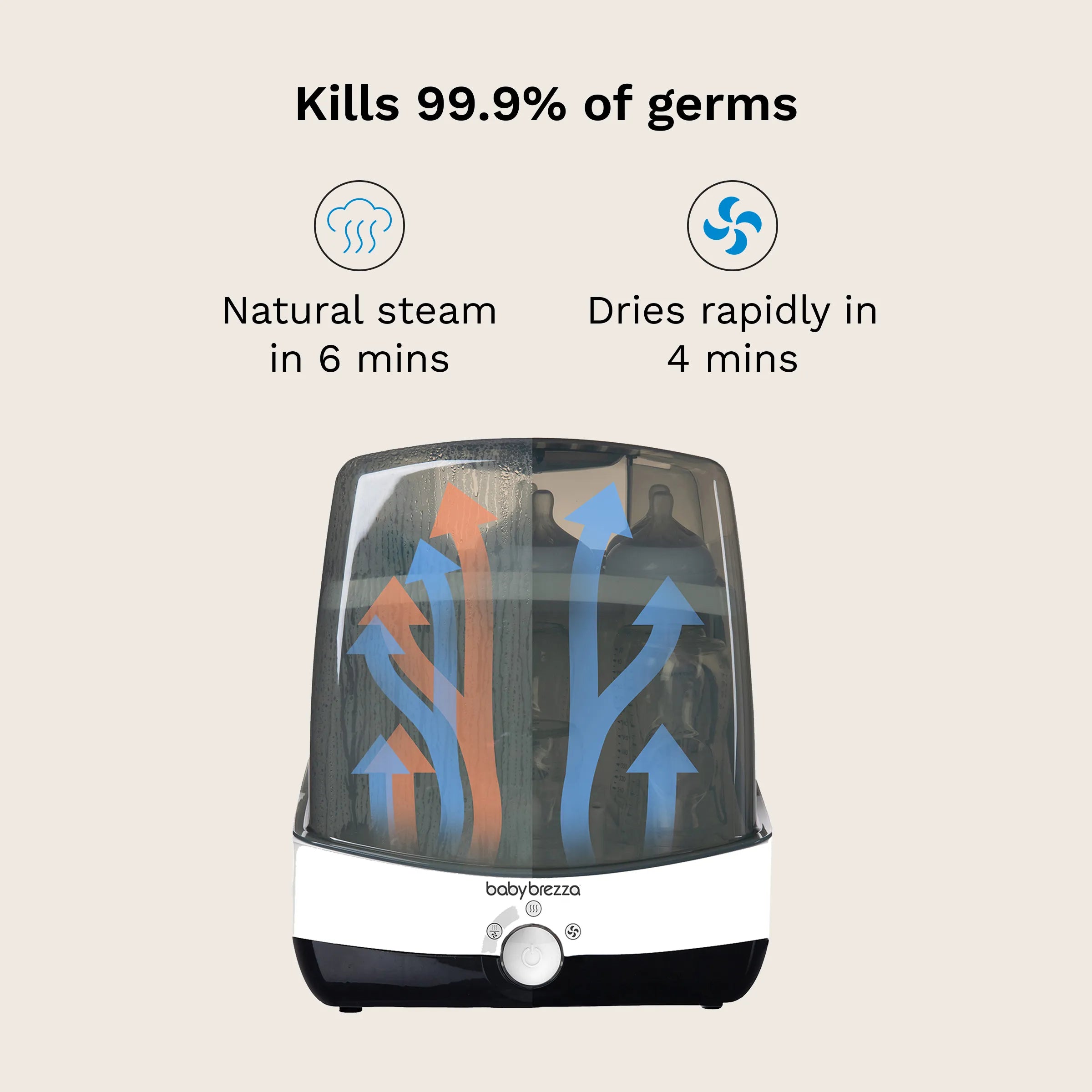 baby-brezza-superfast-baby-bottle-sterilizer-and-dryer-10-minute-sterilize-dry image 5