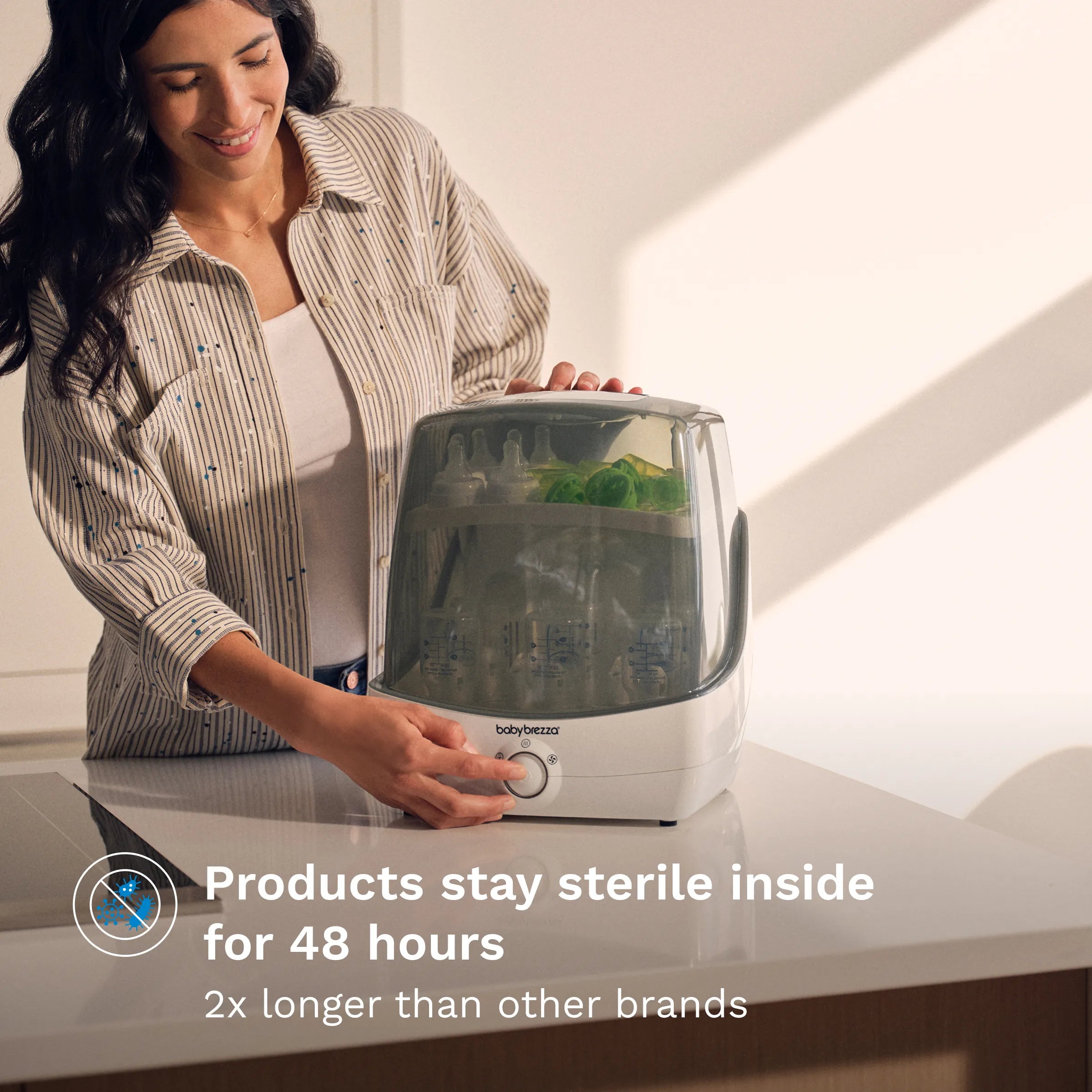 baby-brezza-superfast-baby-bottle-sterilizer-and-dryer-10-minute-sterilize-dry image 6