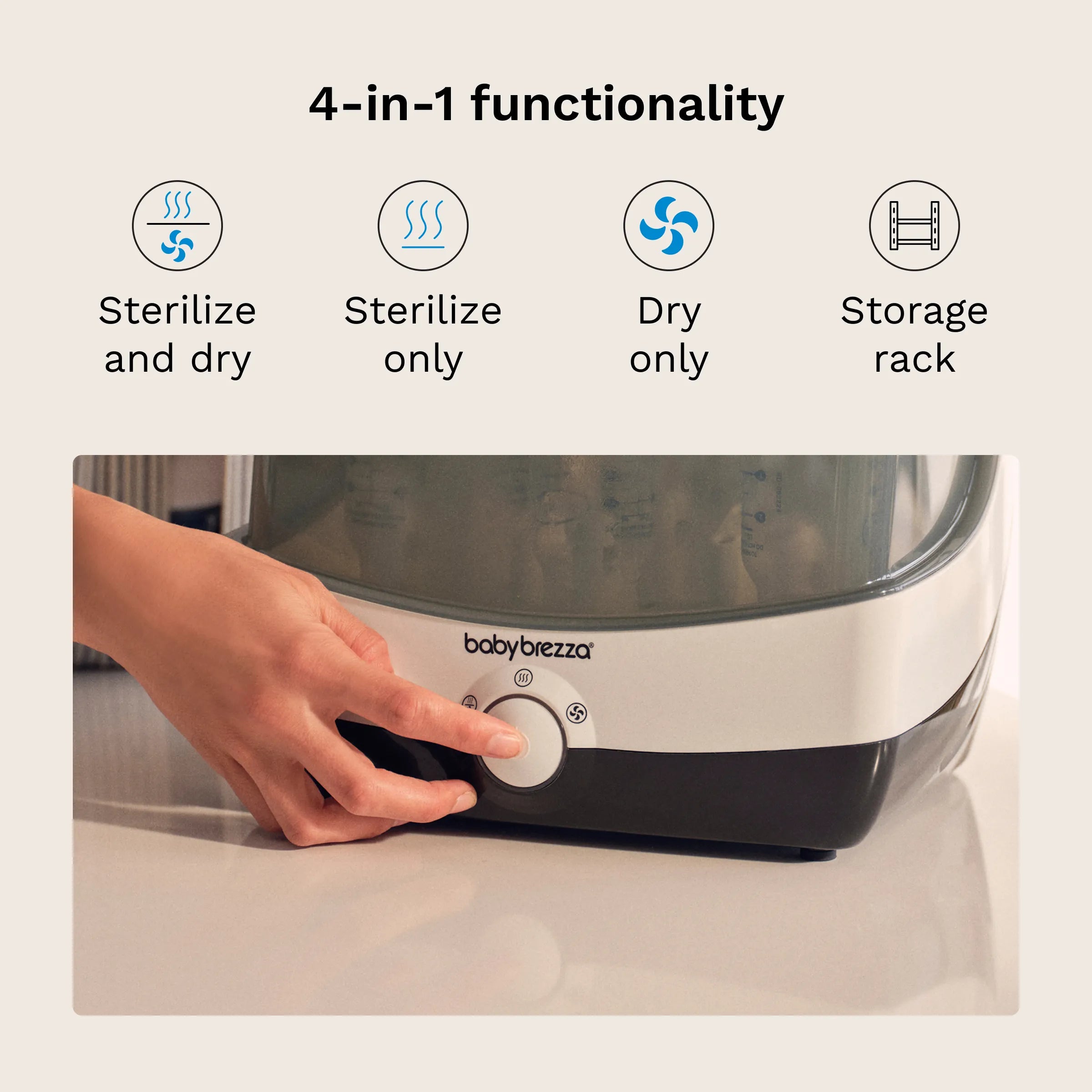 baby-brezza-superfast-baby-bottle-sterilizer-and-dryer-10-minute-sterilize-dry image 7