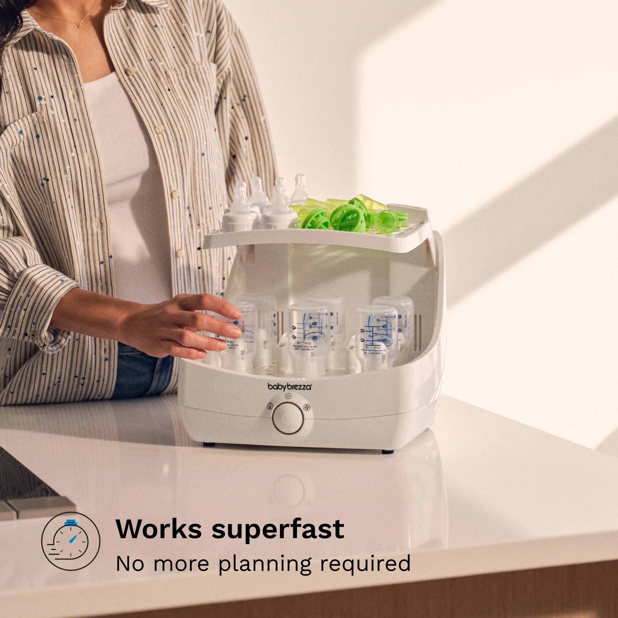 baby-brezza-superfast-baby-bottle-sterilizer-and-dryer-10-minute-sterilize-dry image 8