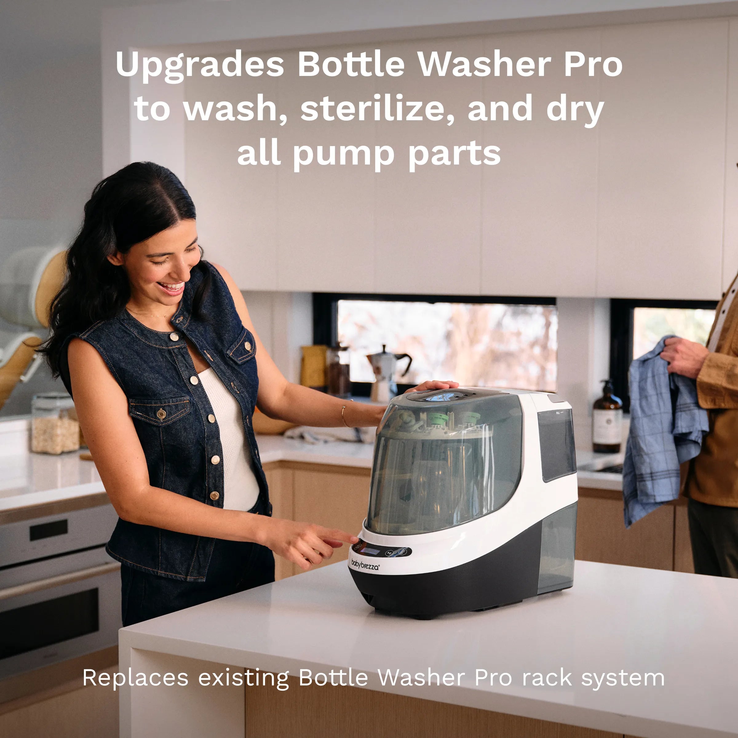 baby-brezza-bottle-washer-pro-breast-pump-parts-rack-system-top-rack-bottom-rack image 3