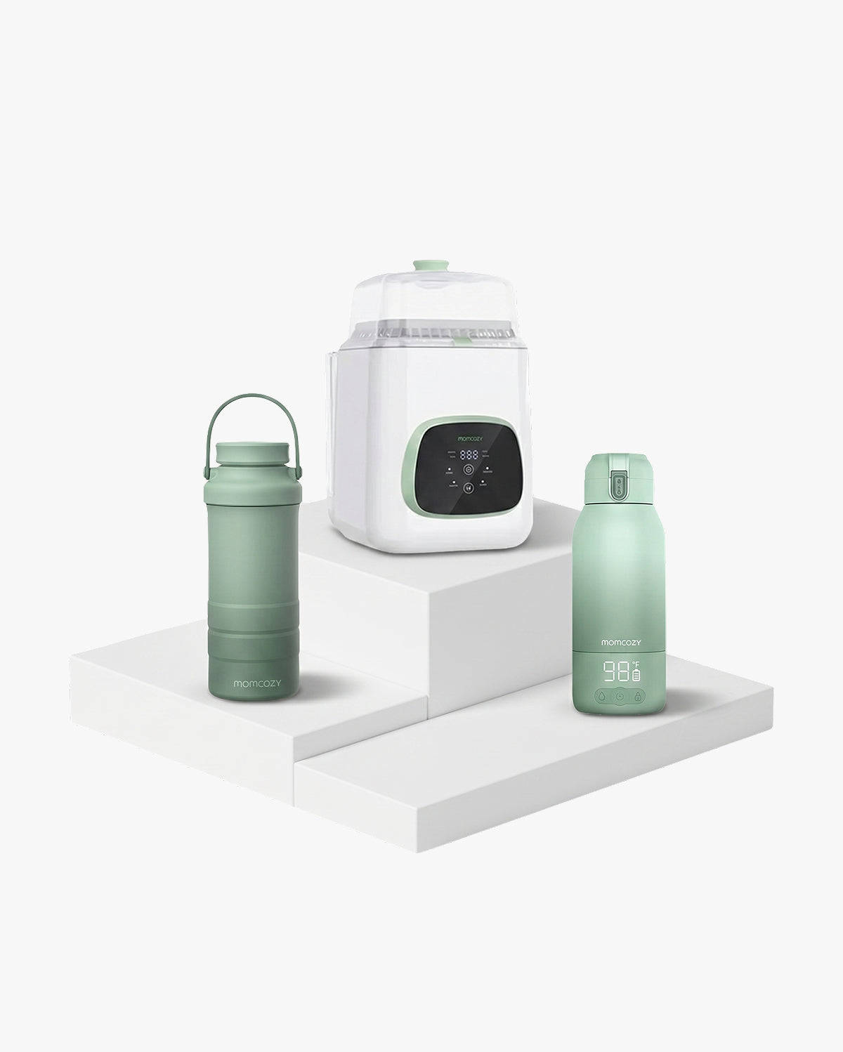 momcozy-cleaning-on-the-go-bundle-bottle-washer-bottle-warmer-and-bottle-cooler- image 1