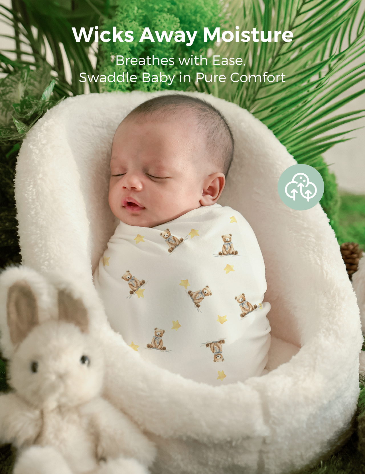 momcozy-best-wishes-softness-swaddle-blankets-innocence image 2