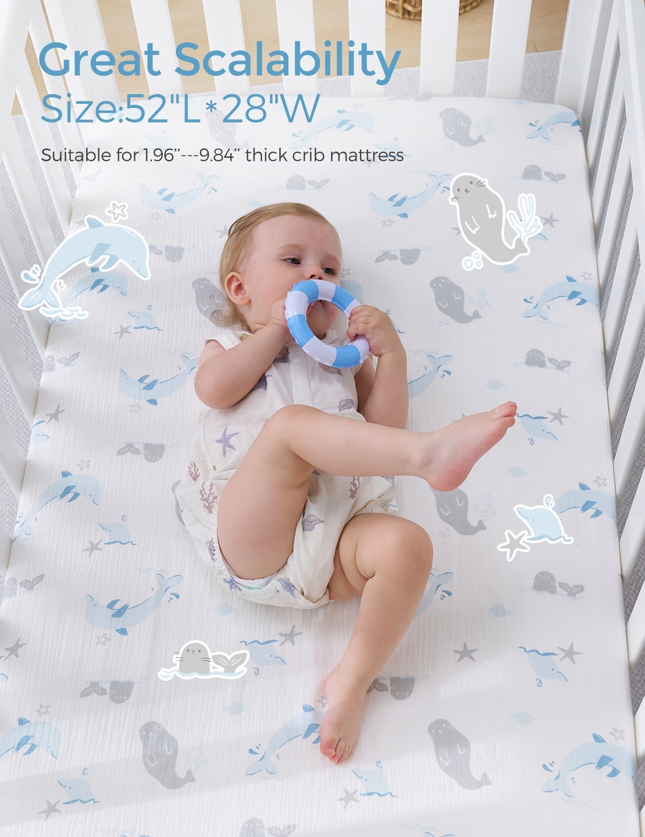 momcozy-baby-fitted-crib-sheet image 5