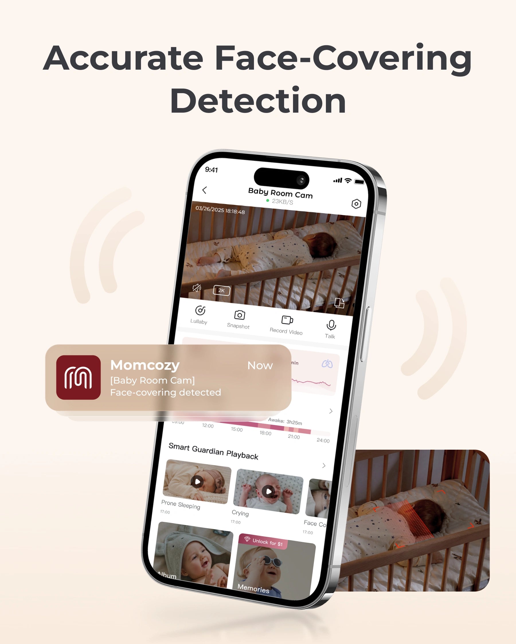 momcozy-contact-free-smart-baby-monitor-bm08 image 3