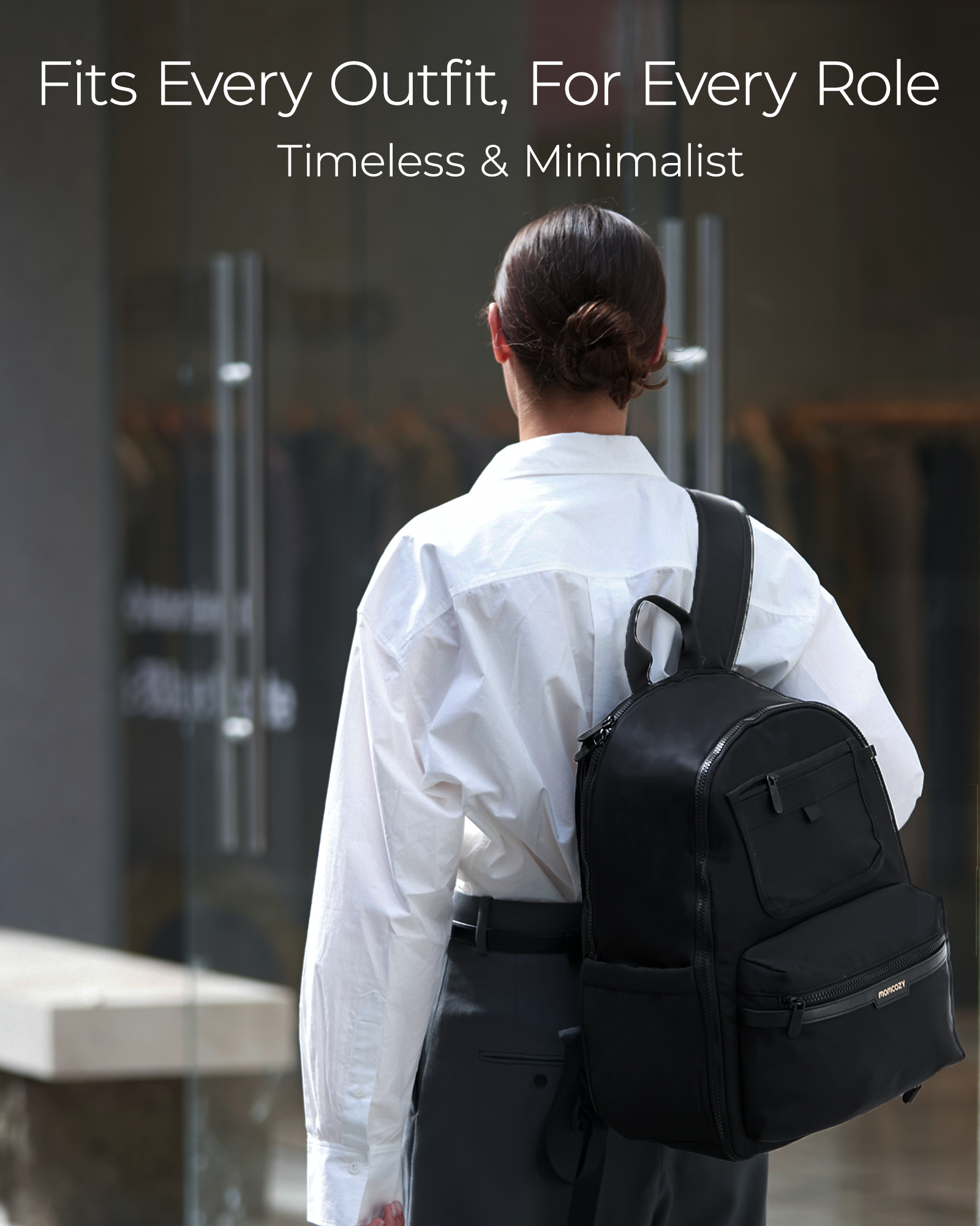momcozy-urban-diaper-bag-backpack-waterproof-travel-diaper-backpack-with-changin image 5