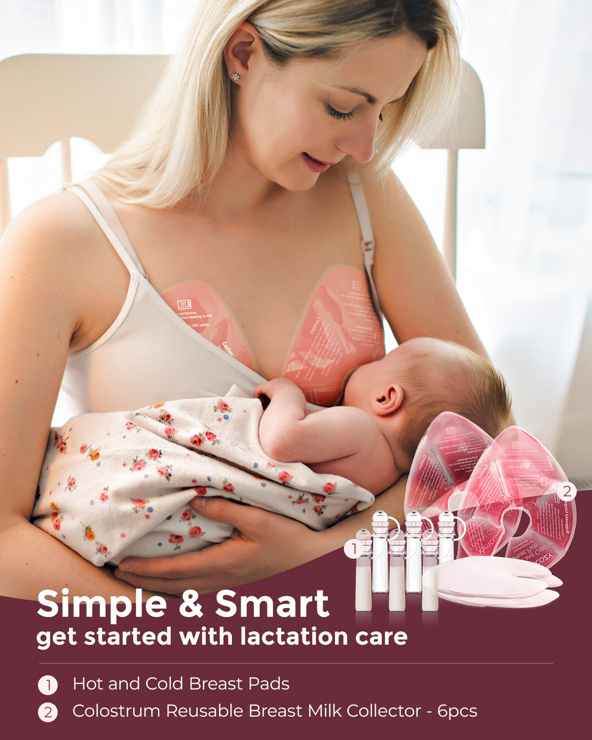 momcozy-postpartum-essentials-bundle-hot-cold-breast-pads-colostrum-milk-collect image 2