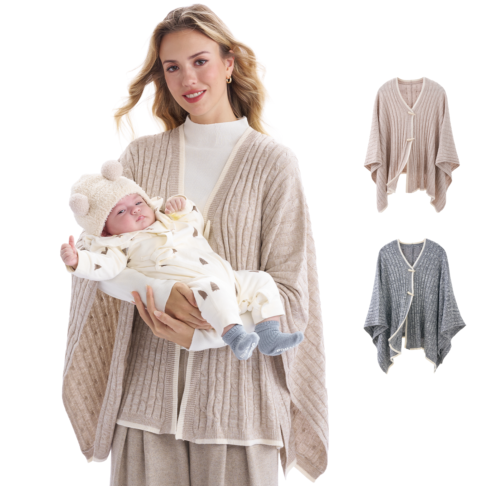momcozy-soft-knitted-blend-nursing-cover image 1