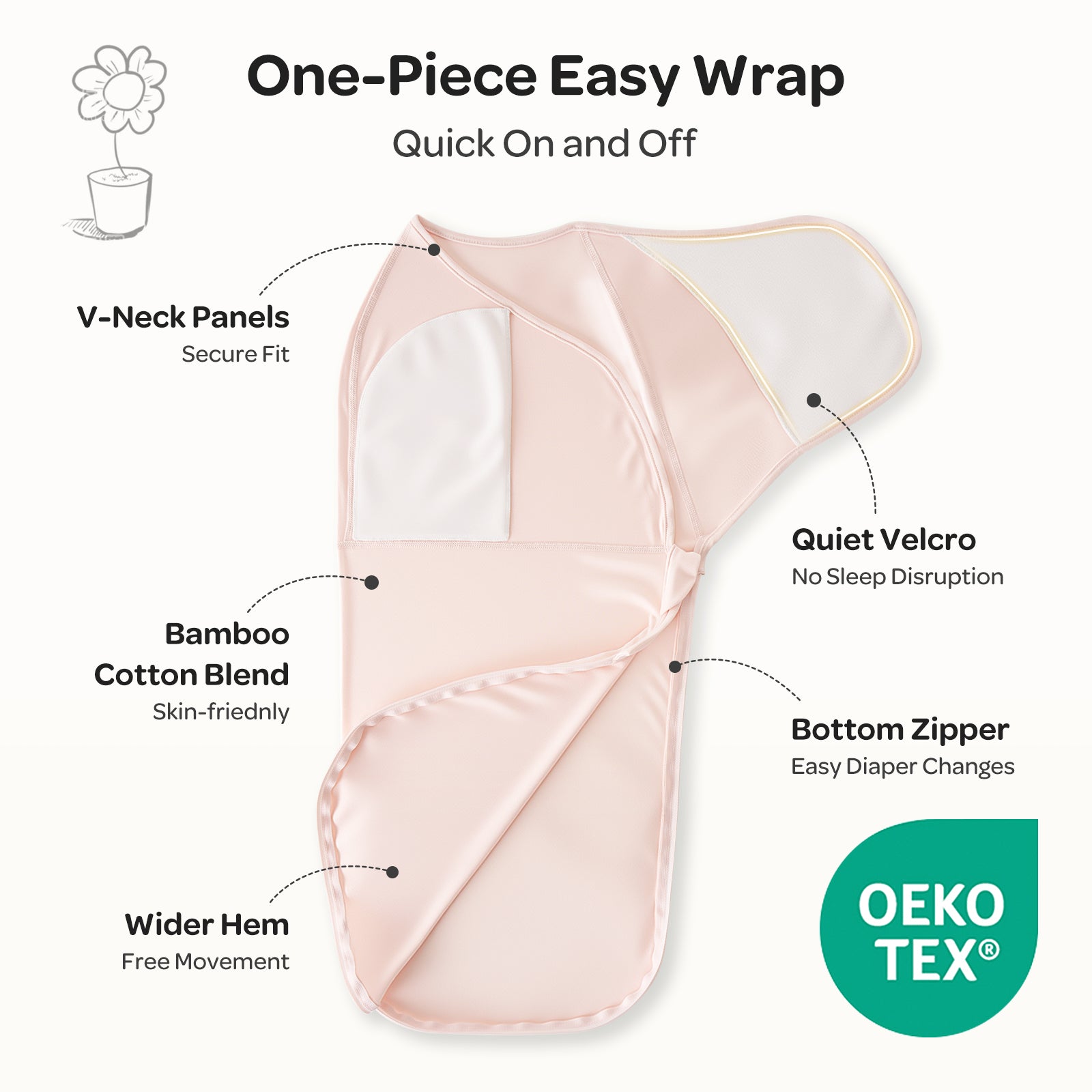 momcozy-baby-sleep-sack-1-5-tog-easy-swaddle-wrap-for-0-3m-bundle image 4