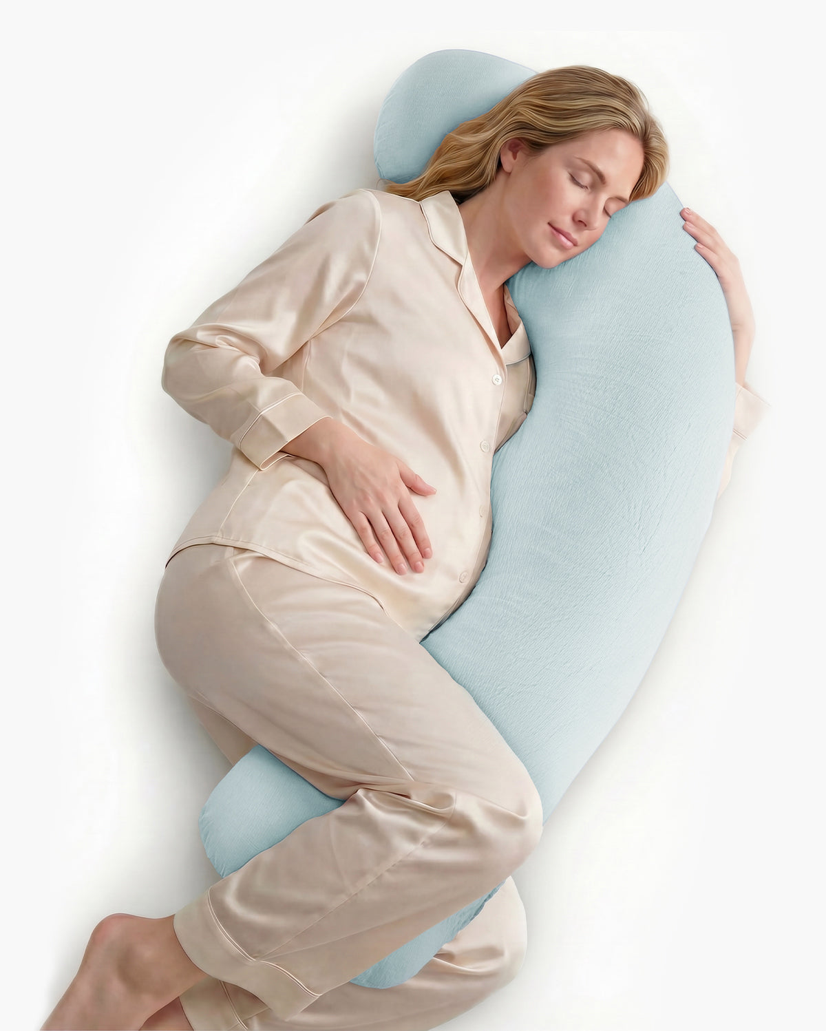 momcozy-j-shaped-maternity-body-pillow-for-full-body-support image 8