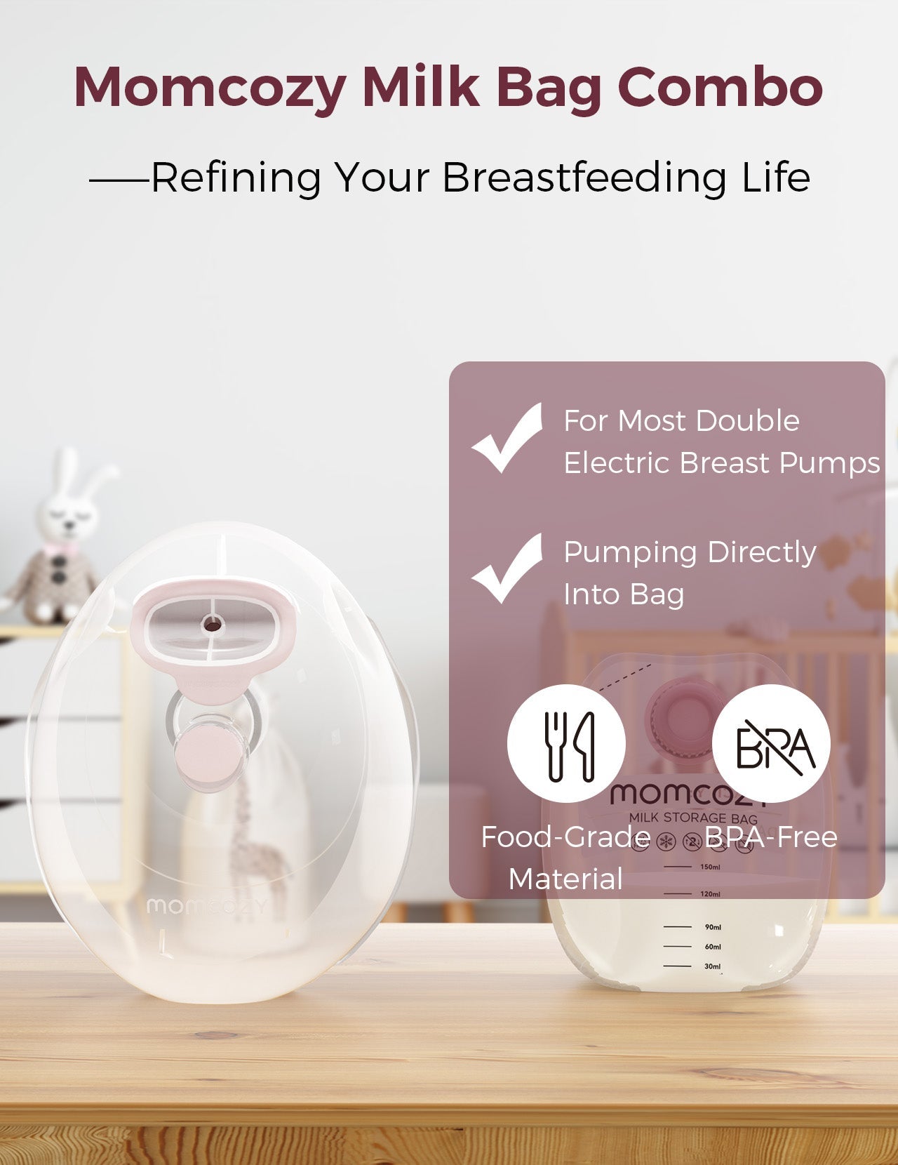 momcozy-wearable-milk-collection-cups-compatible-with-v-series-most-tube-connect image 4