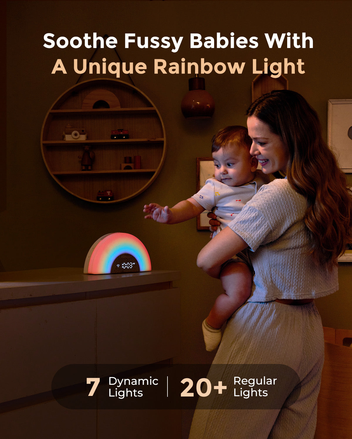 momcozy-dreamsync-tech-smart-baby-sound-machine-rainbow-light-app-control image 3
