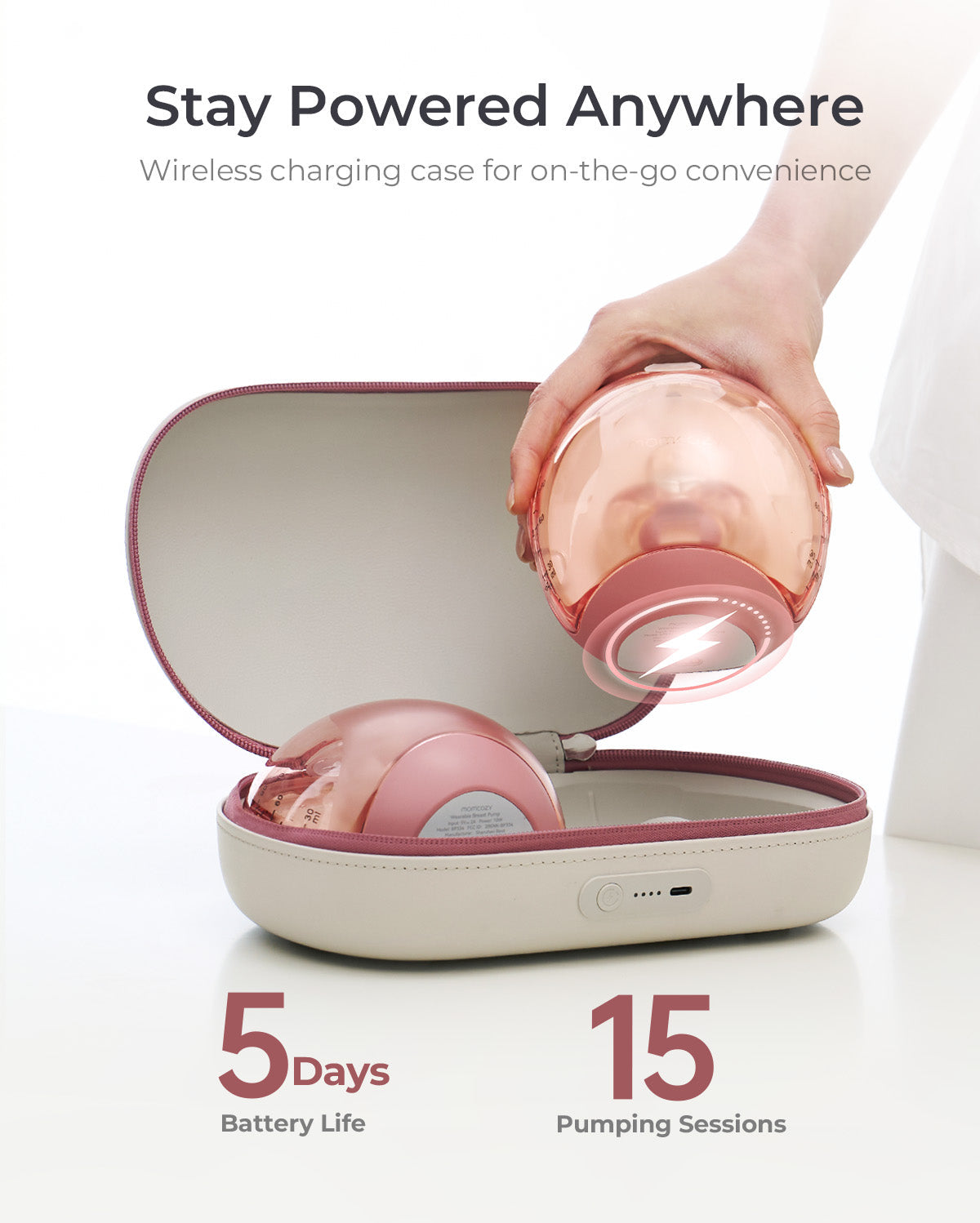 momcozy-slim-smart-bundle-air-1-ultra-slim-breast-pump-and-m9-mobile-flow-breast image 5