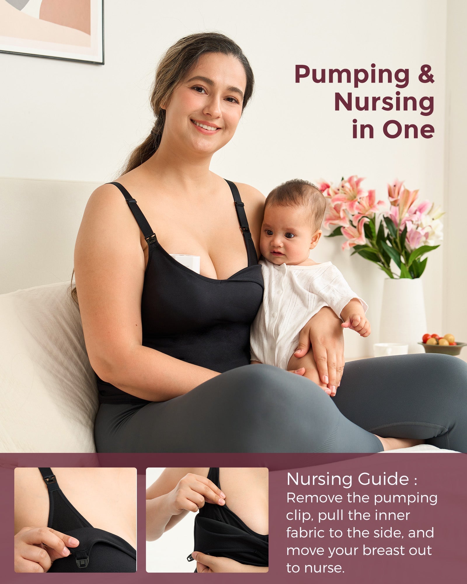 momcozy-all-in-one-hands-free-pumping-nursing-tank-top image 4