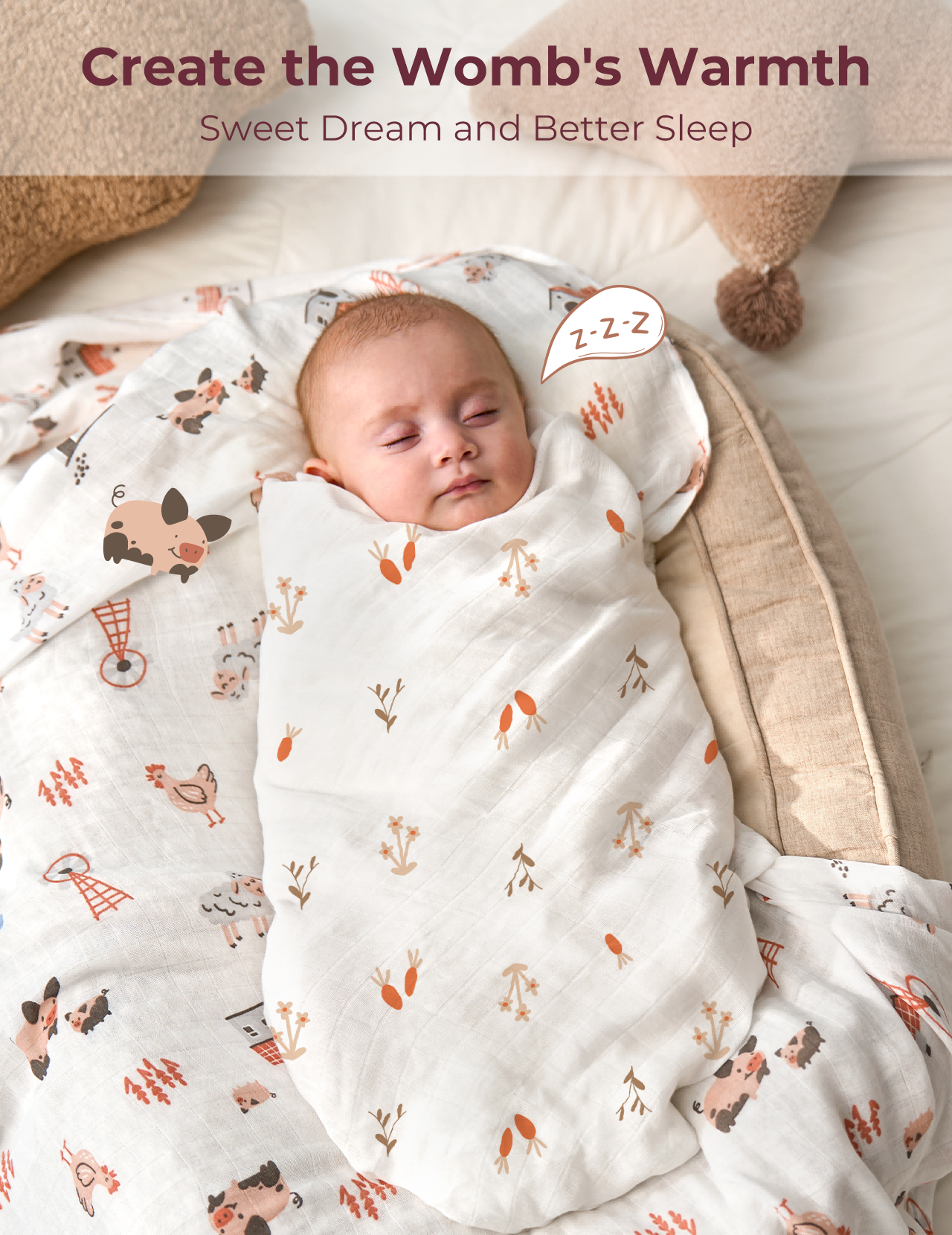momcozy-best-wishes-softness-swaddle-blankets-joy-3-pack image 2