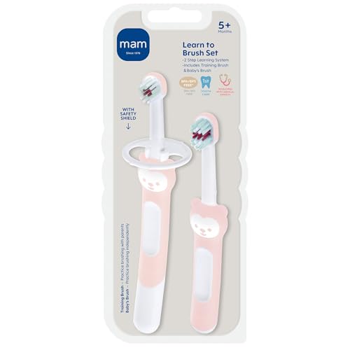 mam-baby-training-toothbrush-baby-s-brush-5-months-2-pack-with-safety-shield-ind image 7