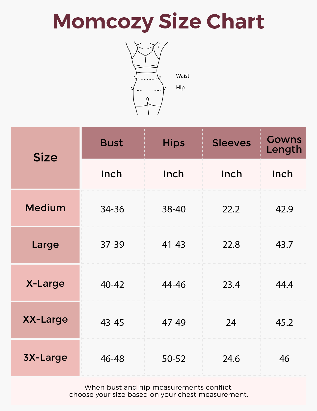 momcozy-women-s-nursing-maternity-nightgown-for-breastfeeding-soft-breathable-bu image 6