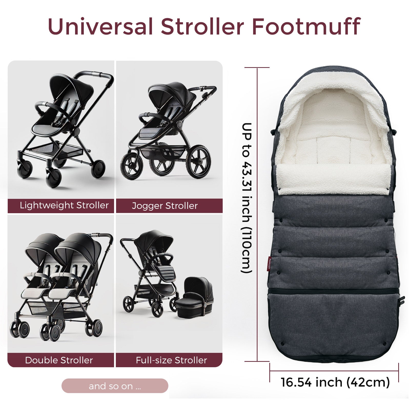 momcozy-universal-stroller-footmuff image 5