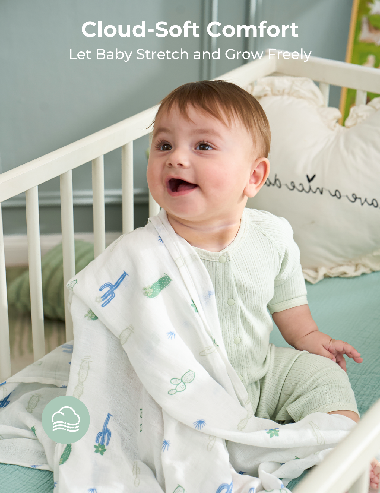 momcozy-best-wishes-swaddle-blankets-bravery image 4