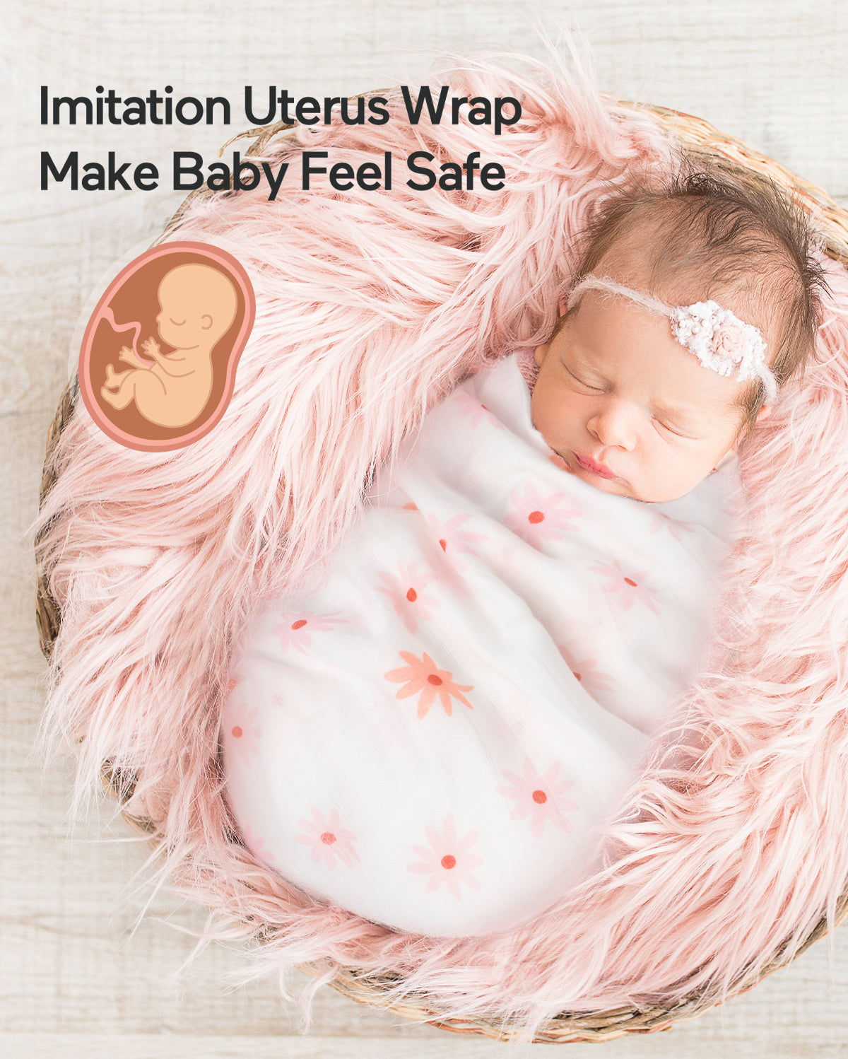 momcozy-softness-swaddle-blankets-heart-flower-4-pack image 4