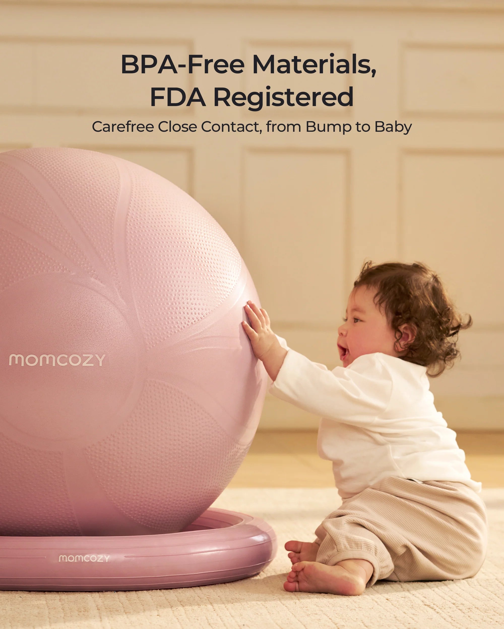 momcozy-ergonest-maternity-belly-band-birthease-maternity-ball-bundle image 8