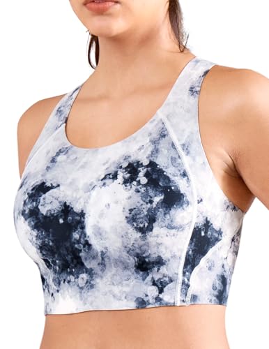 momcozy-sports-bra-for-women-low-impact-longline-wireless-racerback-workout-bra- image 8