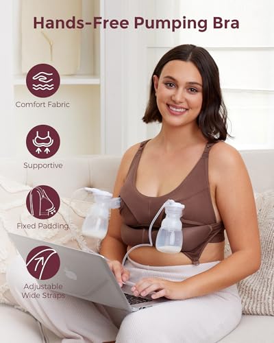 momcozy-hands-free-pumping-bra-all-in-one-nursing-pumping-bra-with-fixed-padding image 8