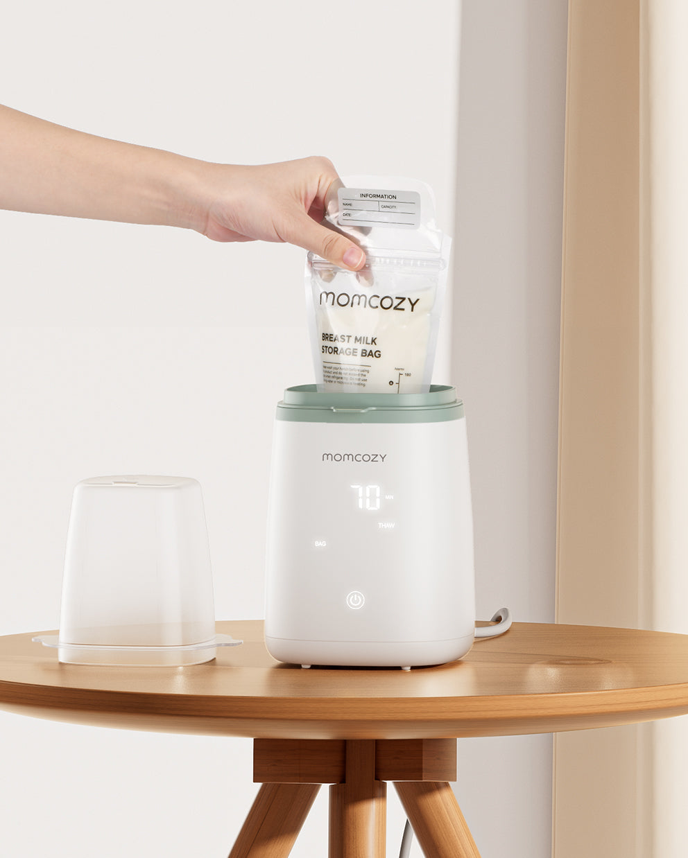 momcozy-6-in-1-fast-baby-bottle-warmer-120-count-breastmilk-storage-bags image 5