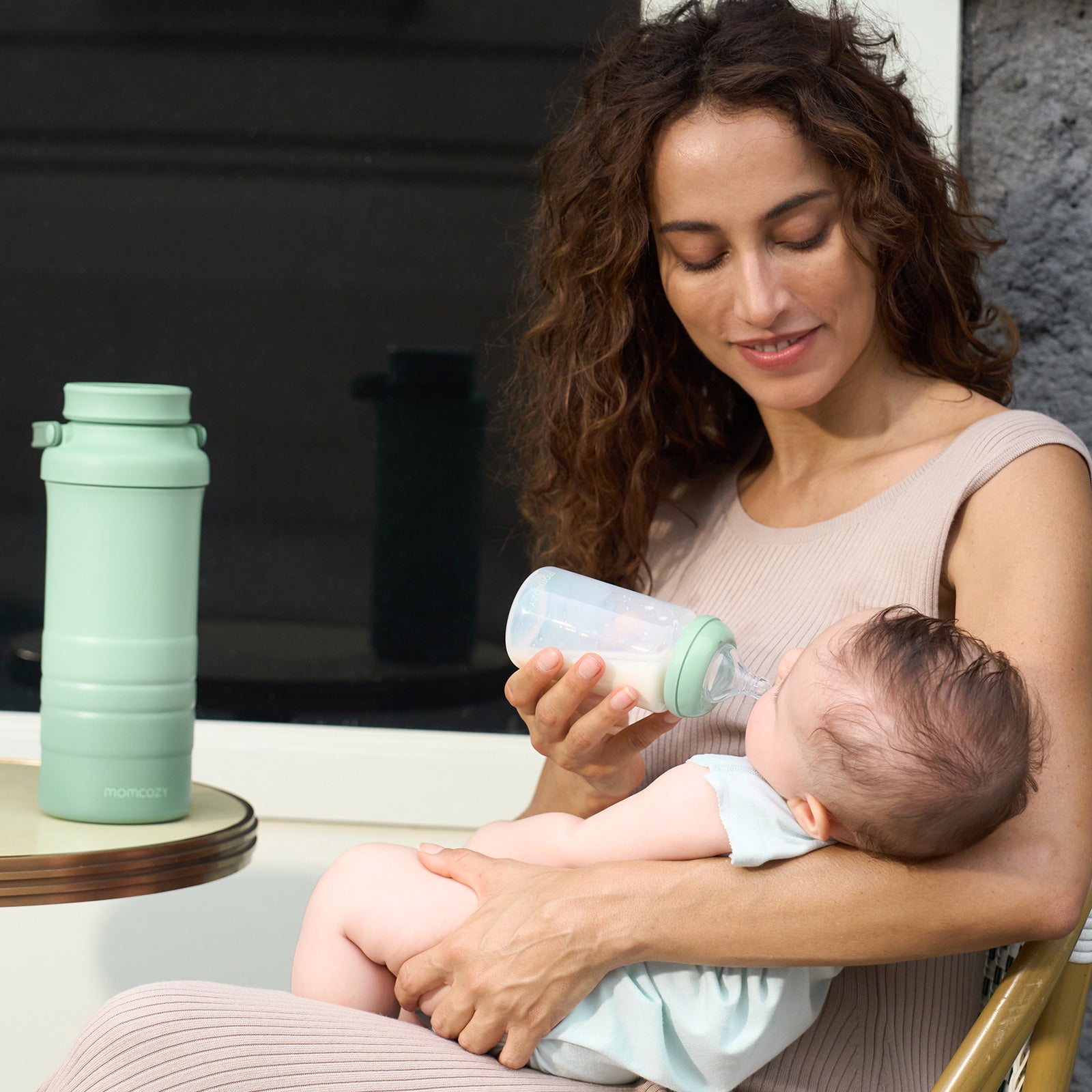 momcozy-cleaning-on-the-go-bundle-bottle-washer-bottle-warmer-and-bottle-cooler- image 3