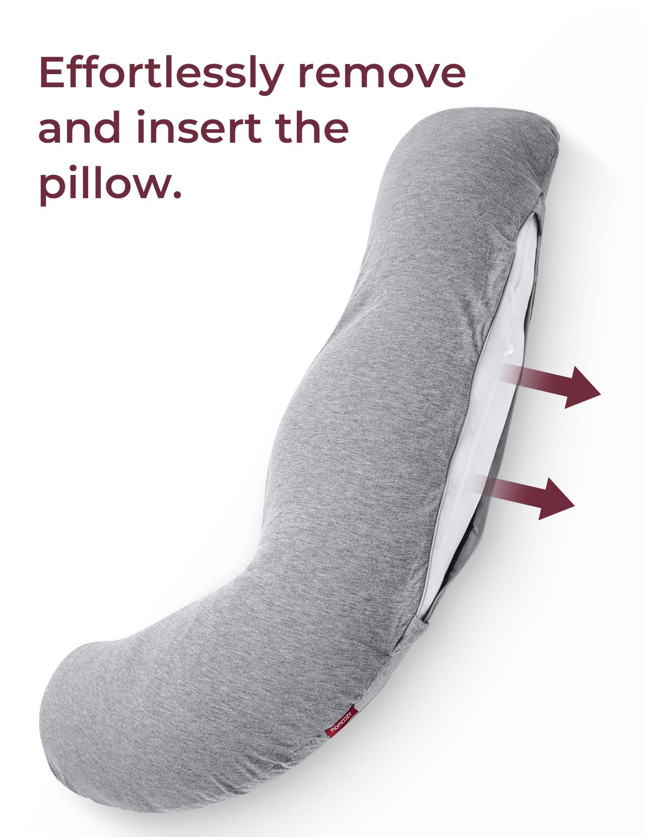 momcozy-j-shaped-pregnancy-pillow-cover image 5