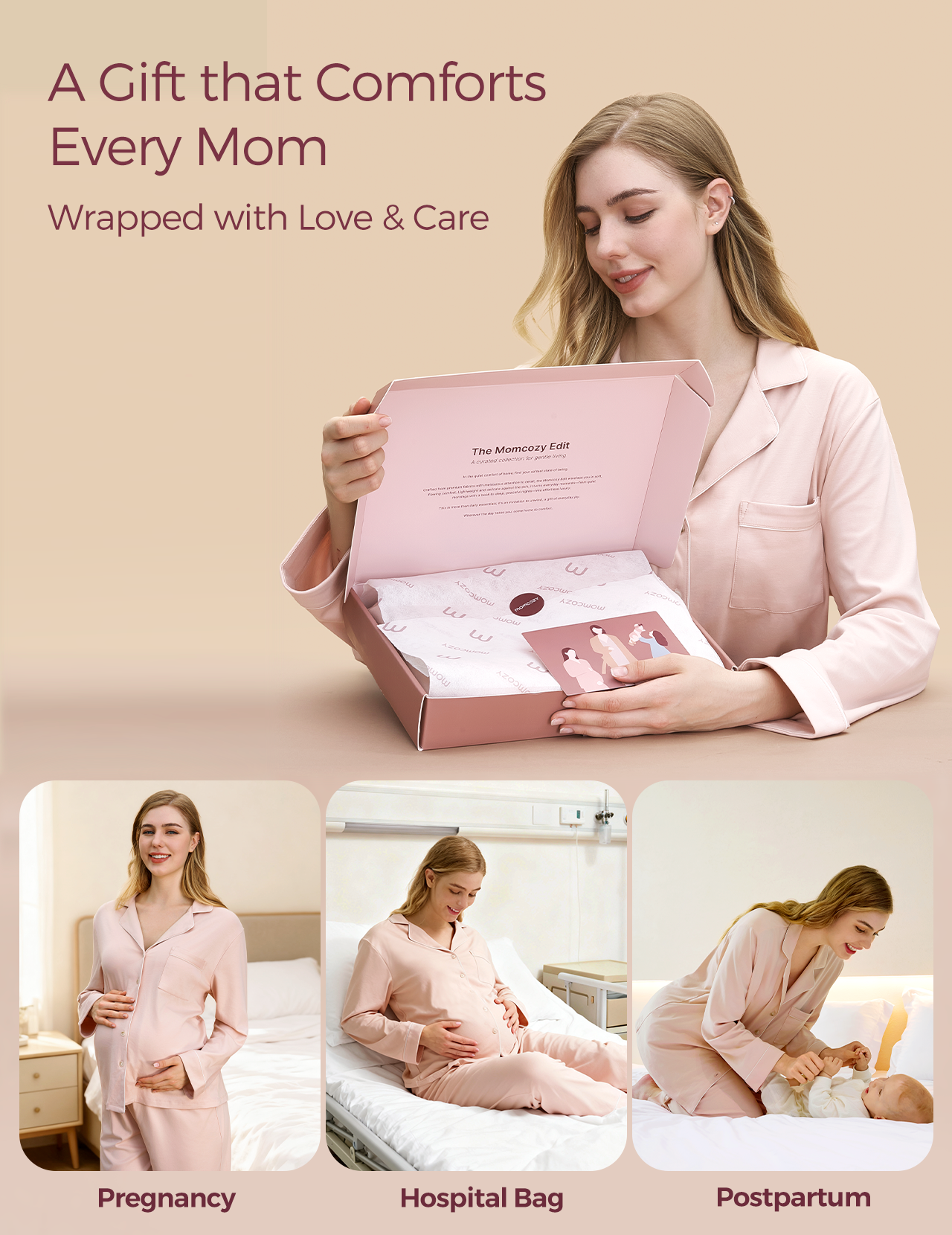 momcozy-postpartum-soft-cotton-nursing-pajama-set image 7
