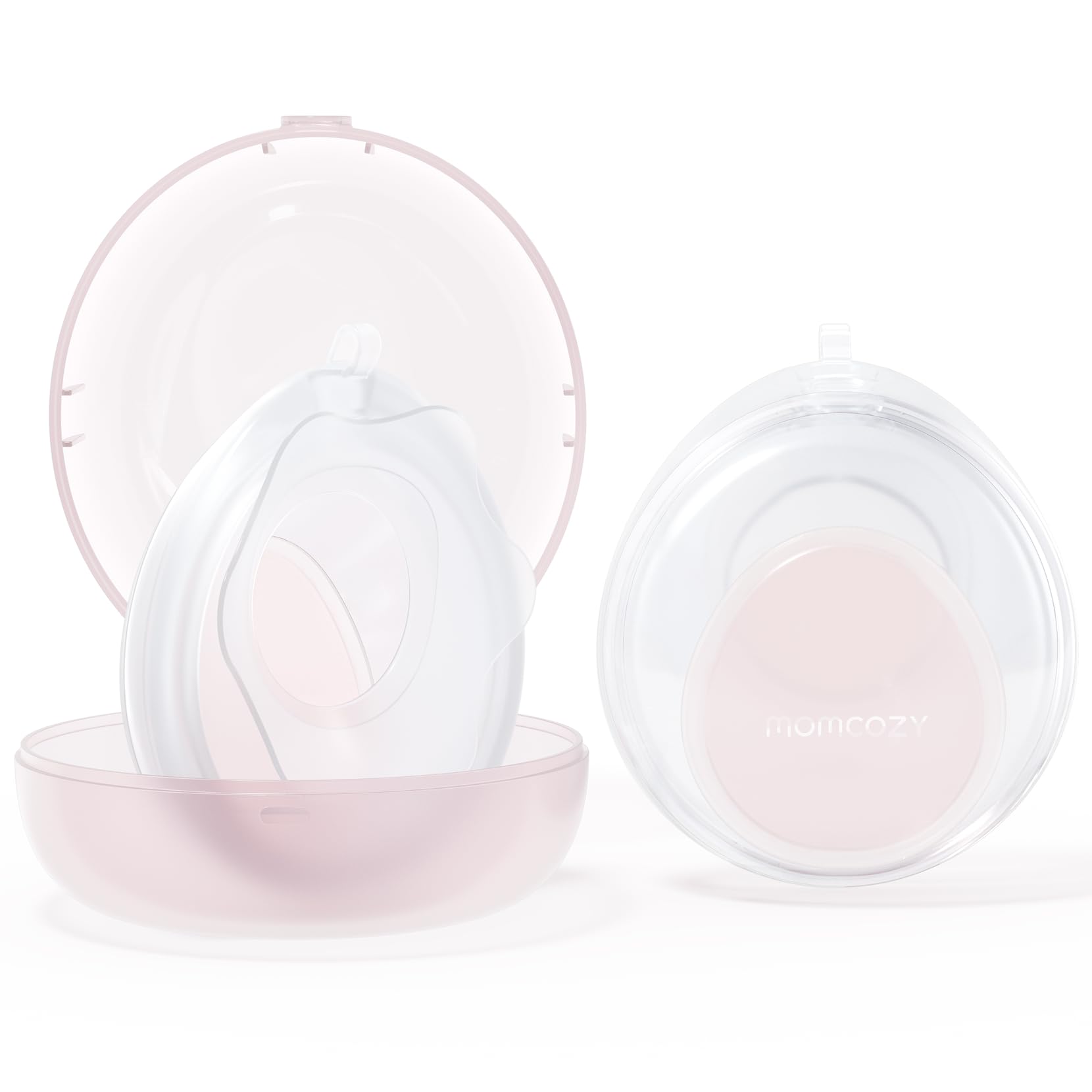 momcozy-breast-milk-collector-slim-discreet-waterdrop-silicone-breast-shells-for image 1