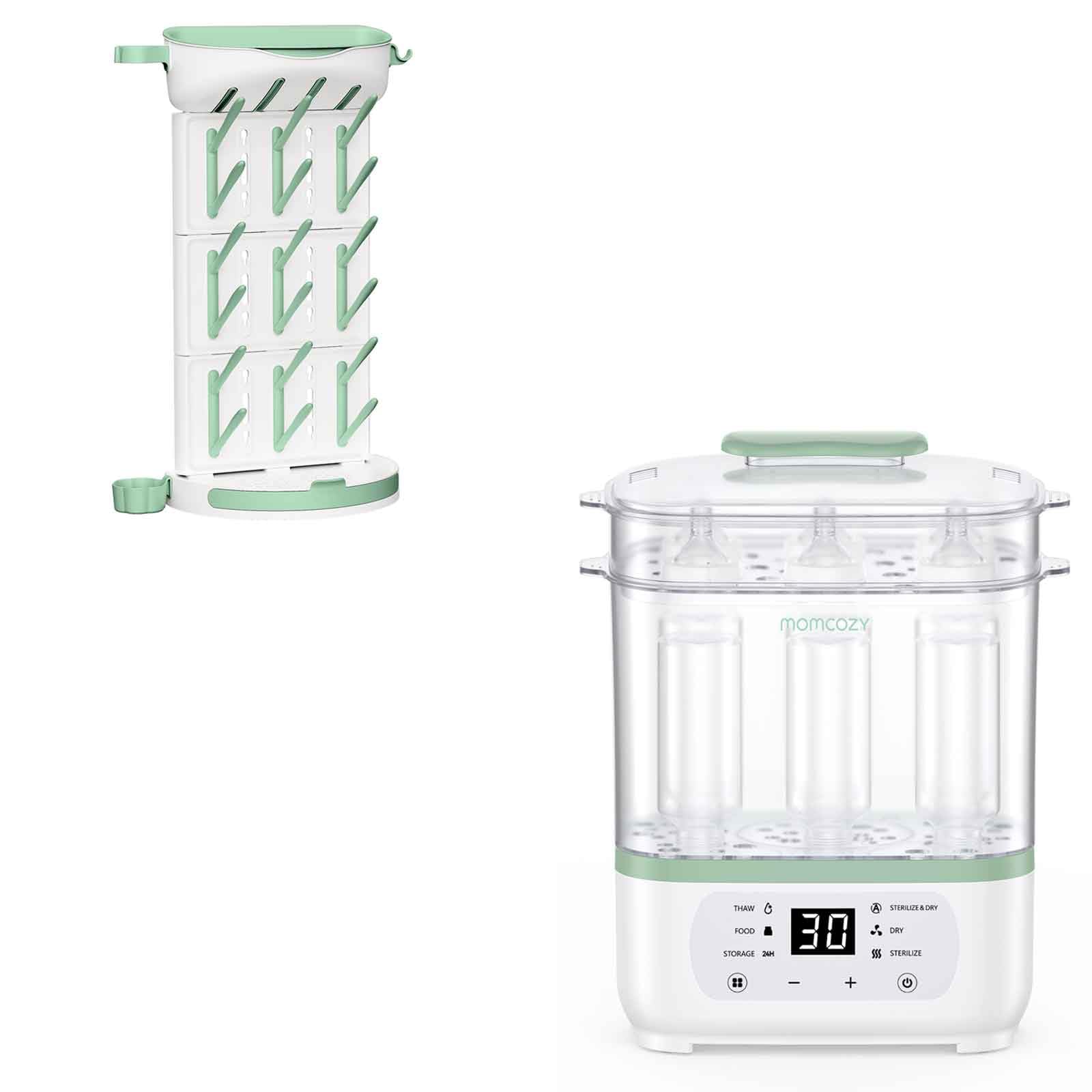 momcozy-8-in-1-bottle-sterilizer-and-dryer-with-diy-larger-drying-rack image 1