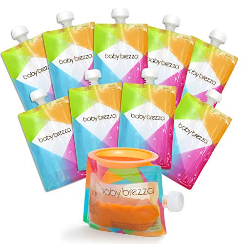 baby-brezza-reusable-baby-food-storage-pouches-10-pack-7oz-freezer-safe-dishwash image 7