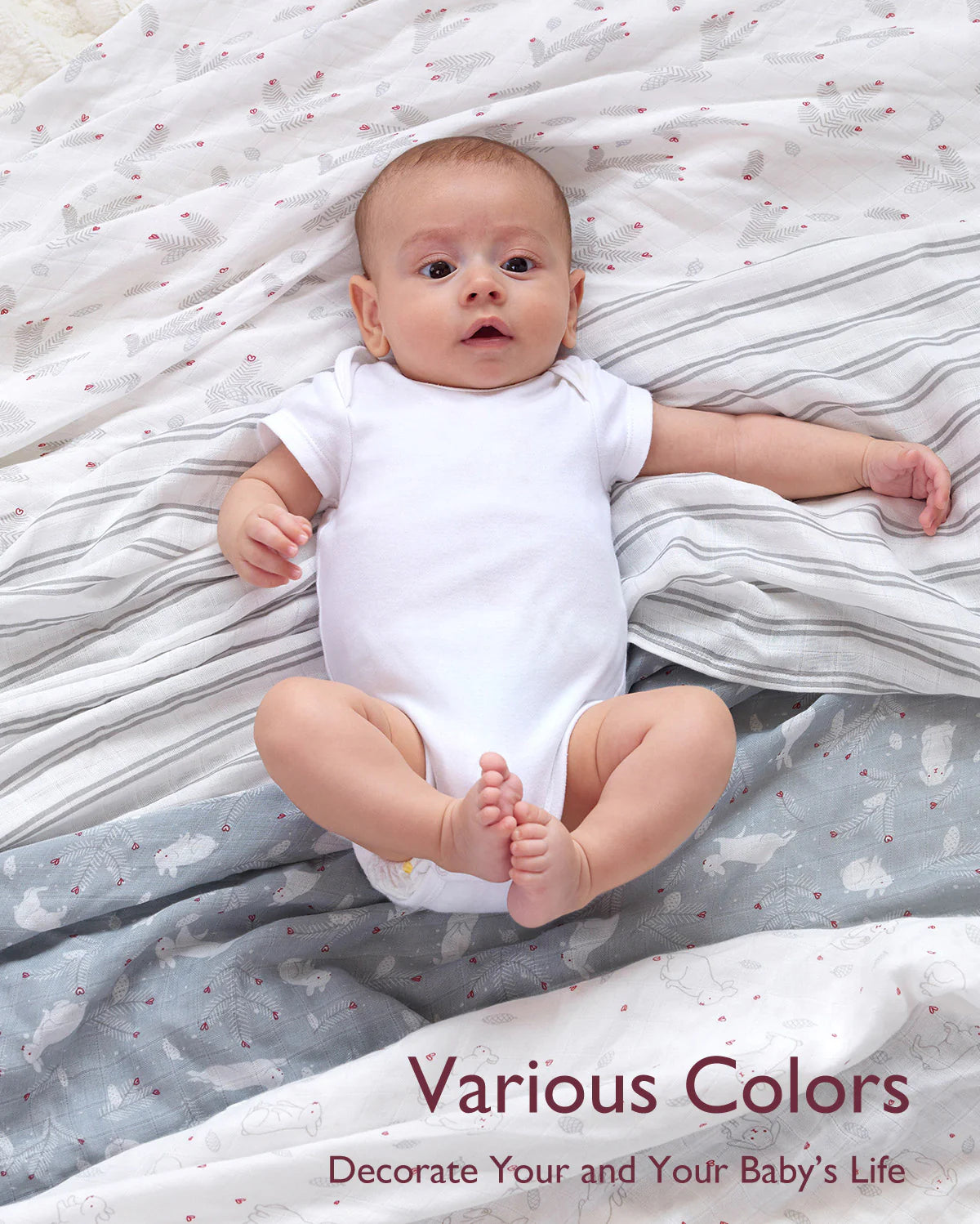 momcozy-softness-swaddle-blankets-lovely-rabbit-4-pack image 3