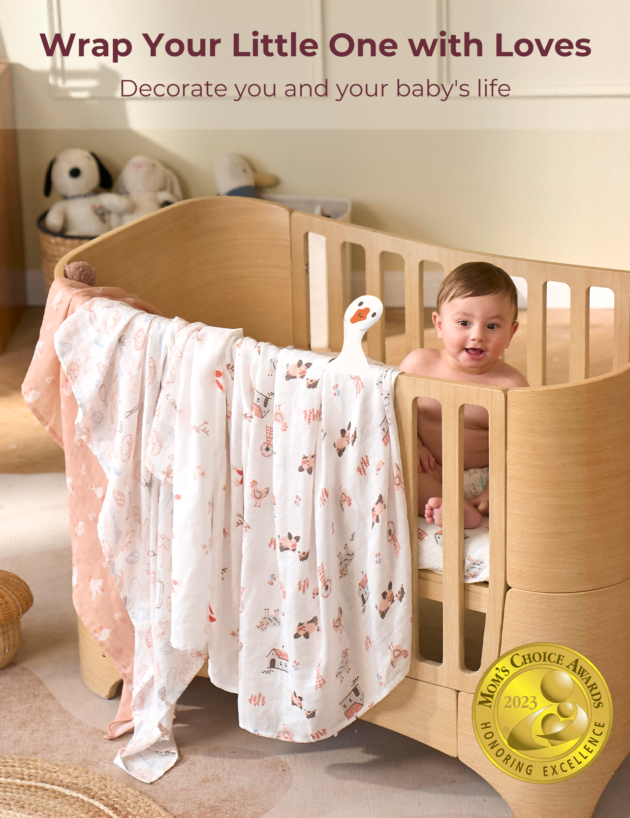 momcozy-best-wishes-softness-swaddle-blankets-joy-3-pack image 5
