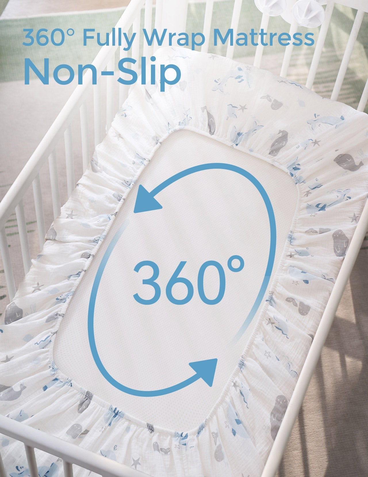 momcozy-baby-fitted-crib-sheet image 4
