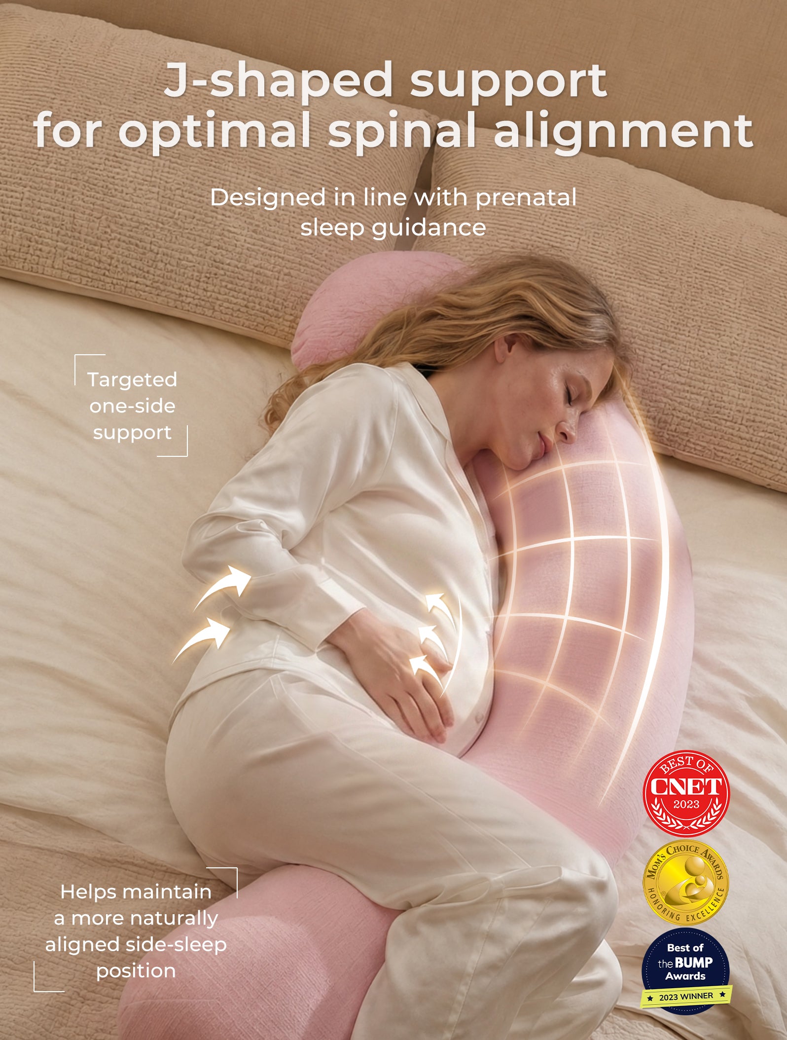 momcozy-j-shaped-maternity-body-pillow-for-full-body-support image 3