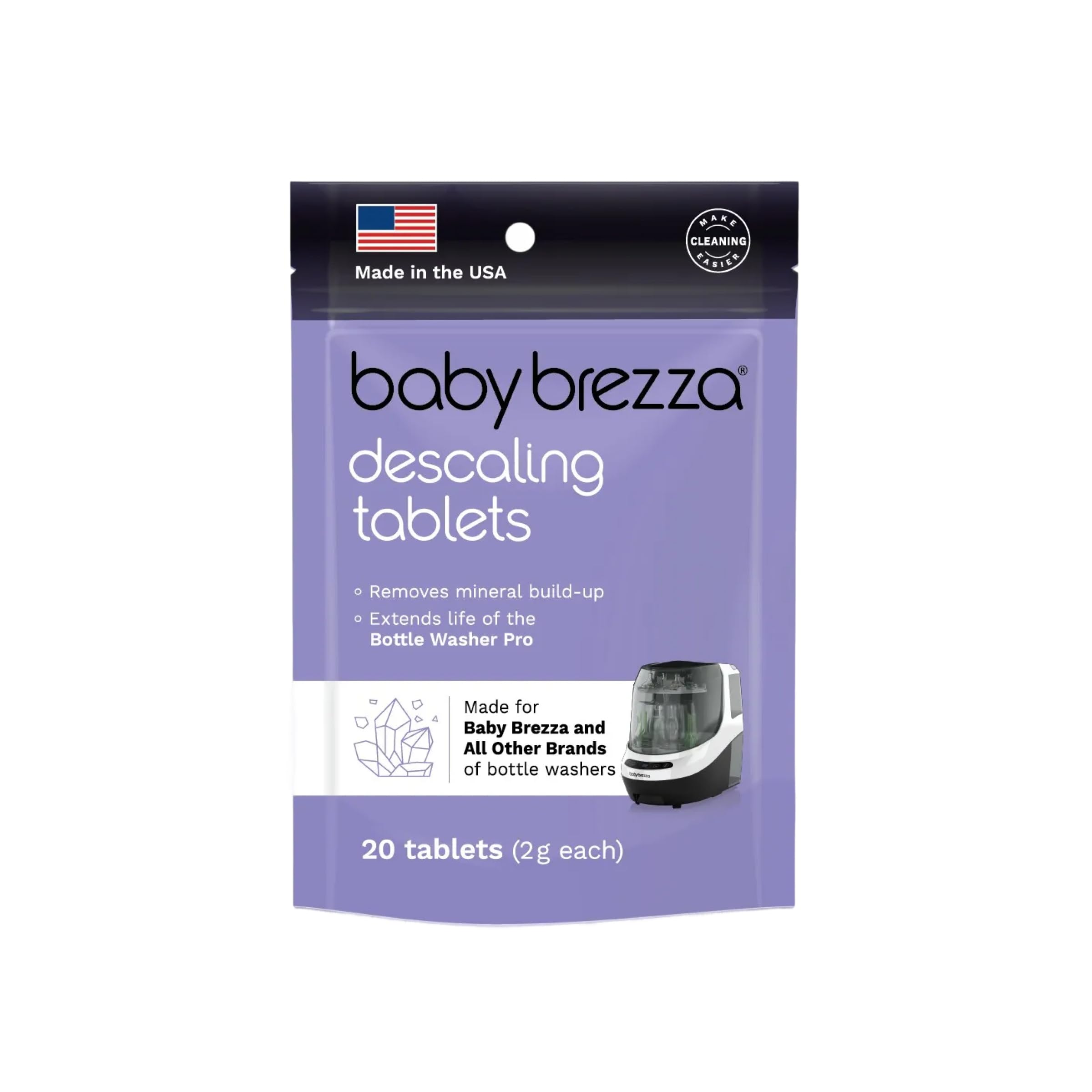 baby-brezza-descaling-tablets-20-count-compatible-with-bottle-washer-pro-and-all image 1