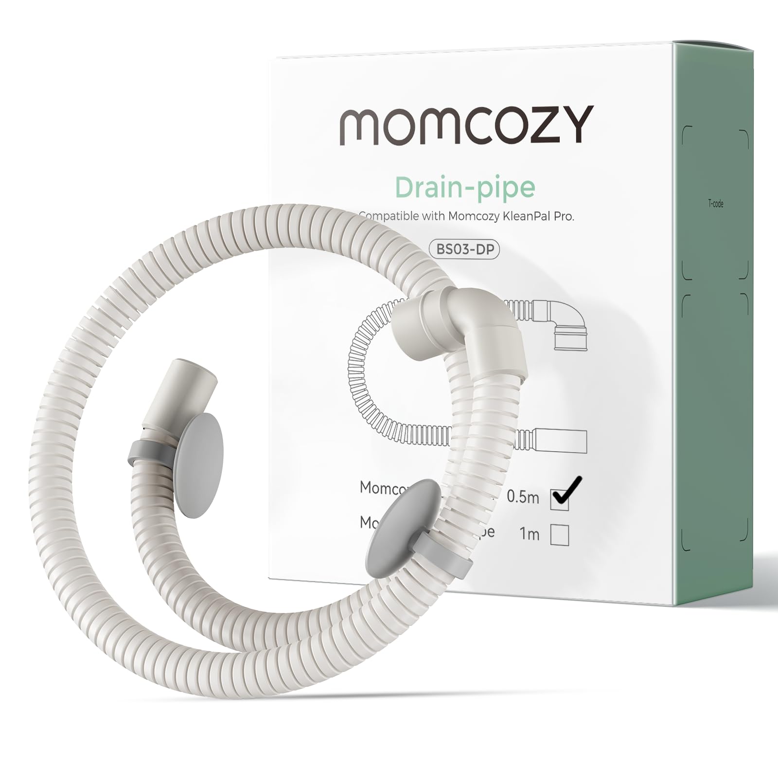momcozy-soft-safe-drain-hose-for-kleanpal-pro-flexible-replacement-1-meter image 8