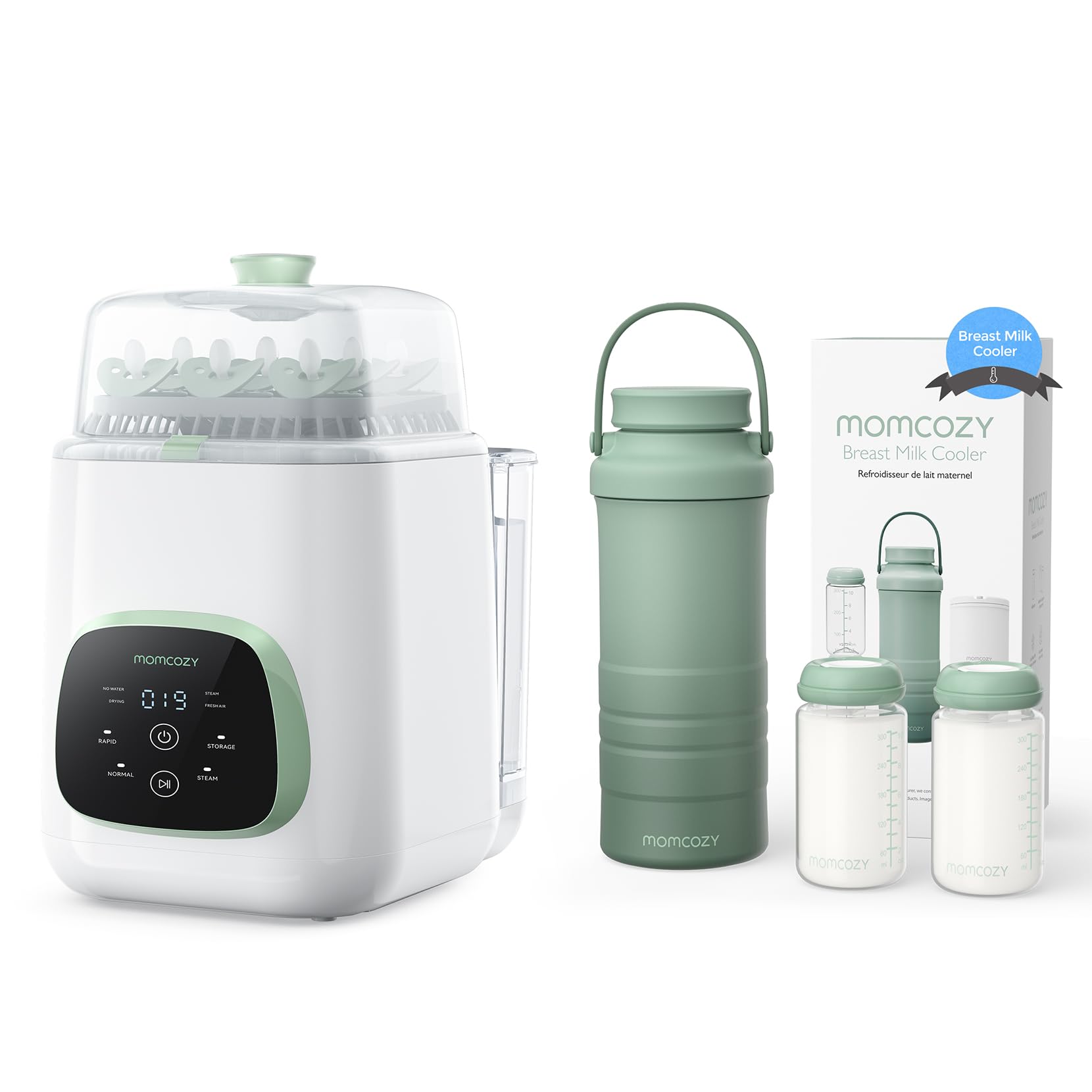 momcozy-kleanpal-pro-baby-bottle-washer-22oz-portable-breast-milk-cooler-bundle image 1