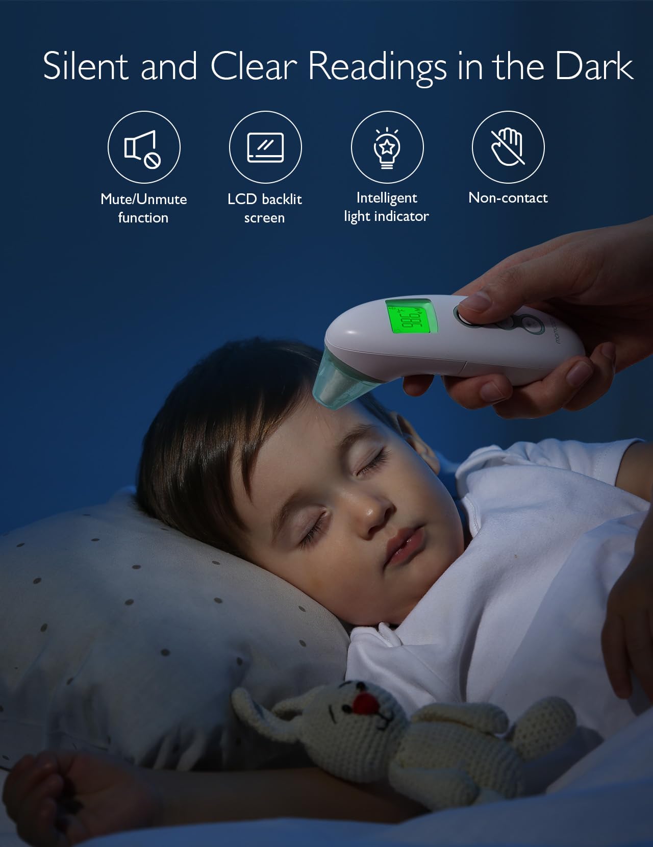 momcozy-non-contact-infrared-thermometer-for-forehead-and-ear-digital-with-child image 8