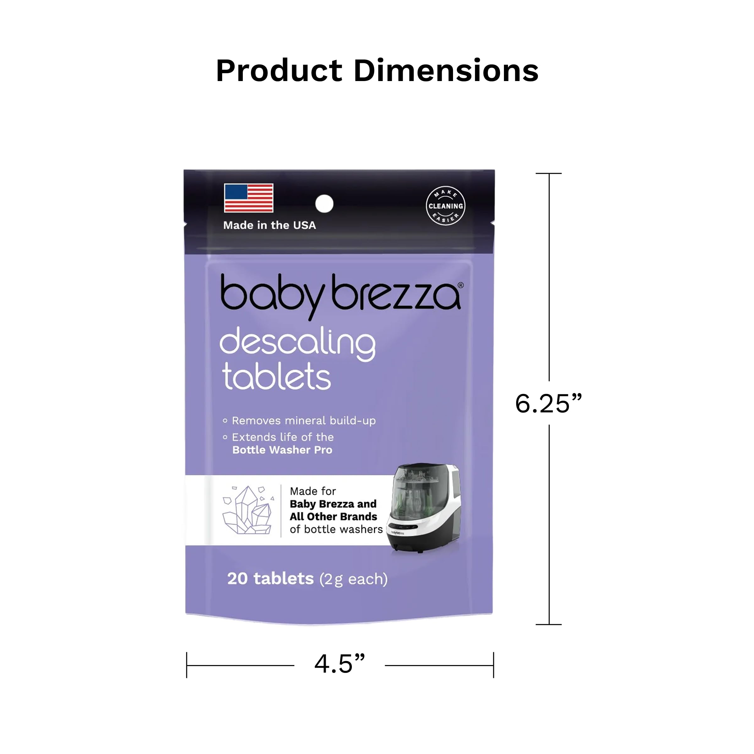 baby-brezza-descaling-tablets-20-count-compatible-with-bottle-washer-pro-and-all image 6