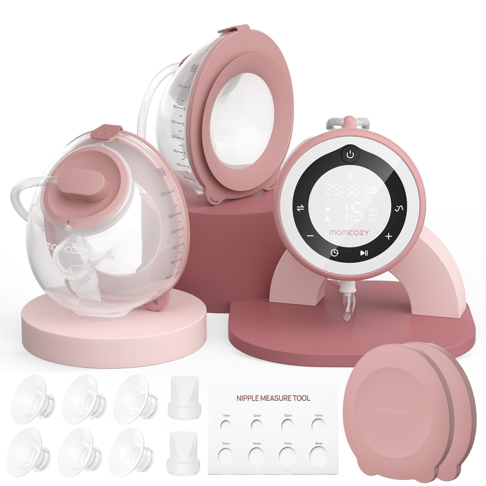 momcozy-v1-pro-wearable-breast-pump-hospital-grade-hands-free-portable-with-visi image 1