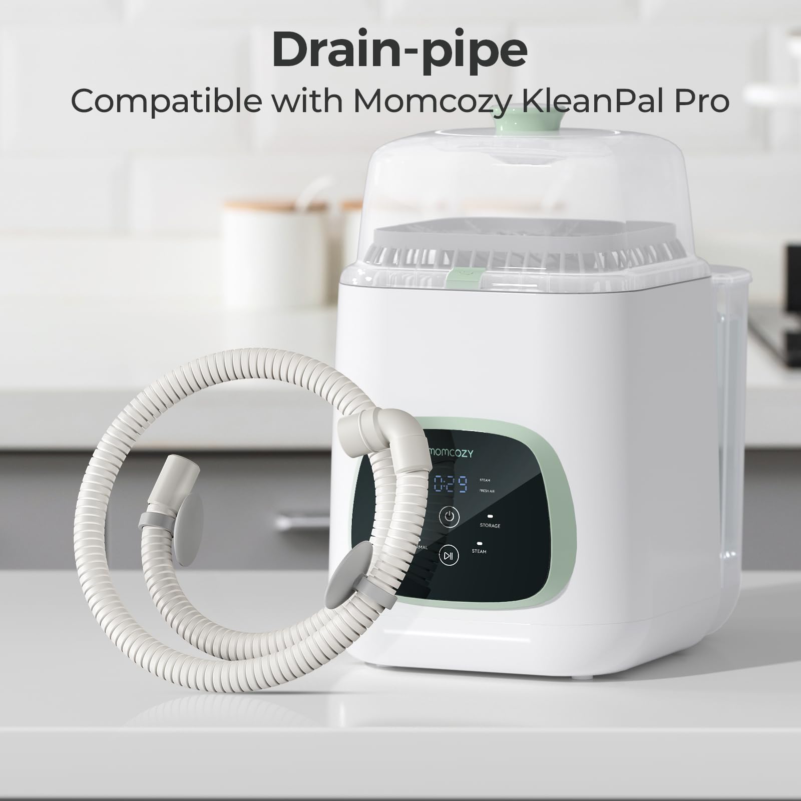 momcozy-soft-safe-drain-hose-for-kleanpal-pro-flexible-replacement-1-meter image 3