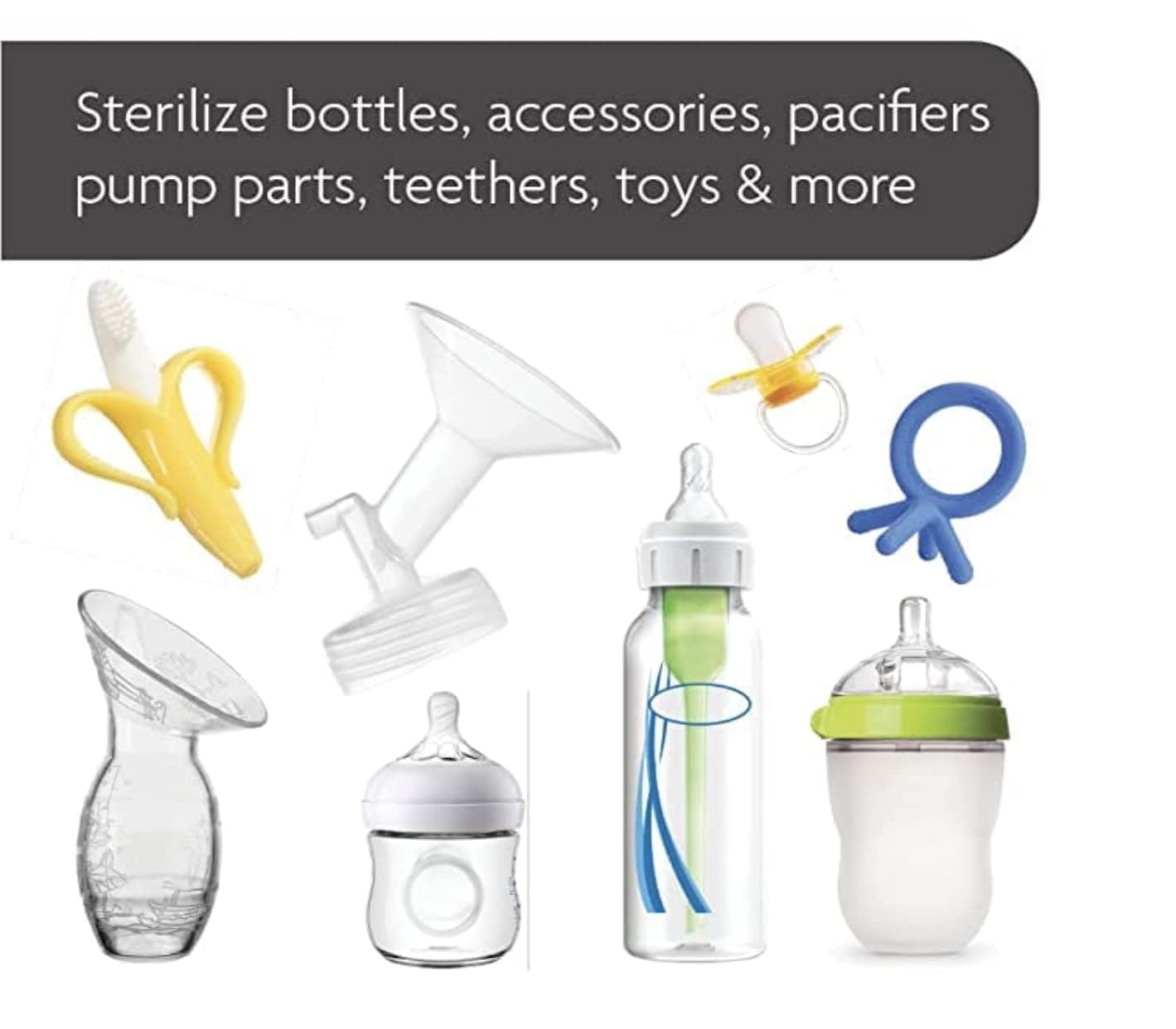 baby-brezza-4-in-1-baby-bottle-sterilizer-machine-largest-capacity-universal-fit image 2