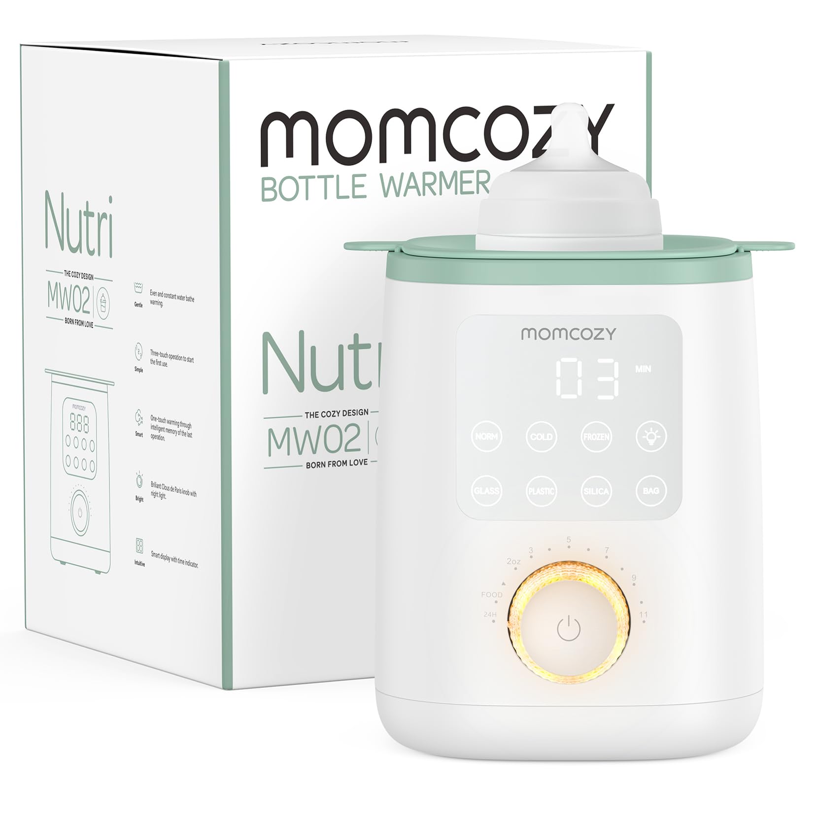 momcozy-retain-nutrients-bottle-warmer-9-in-1-momcozy-temp-sensing-breastmilk-st image 2