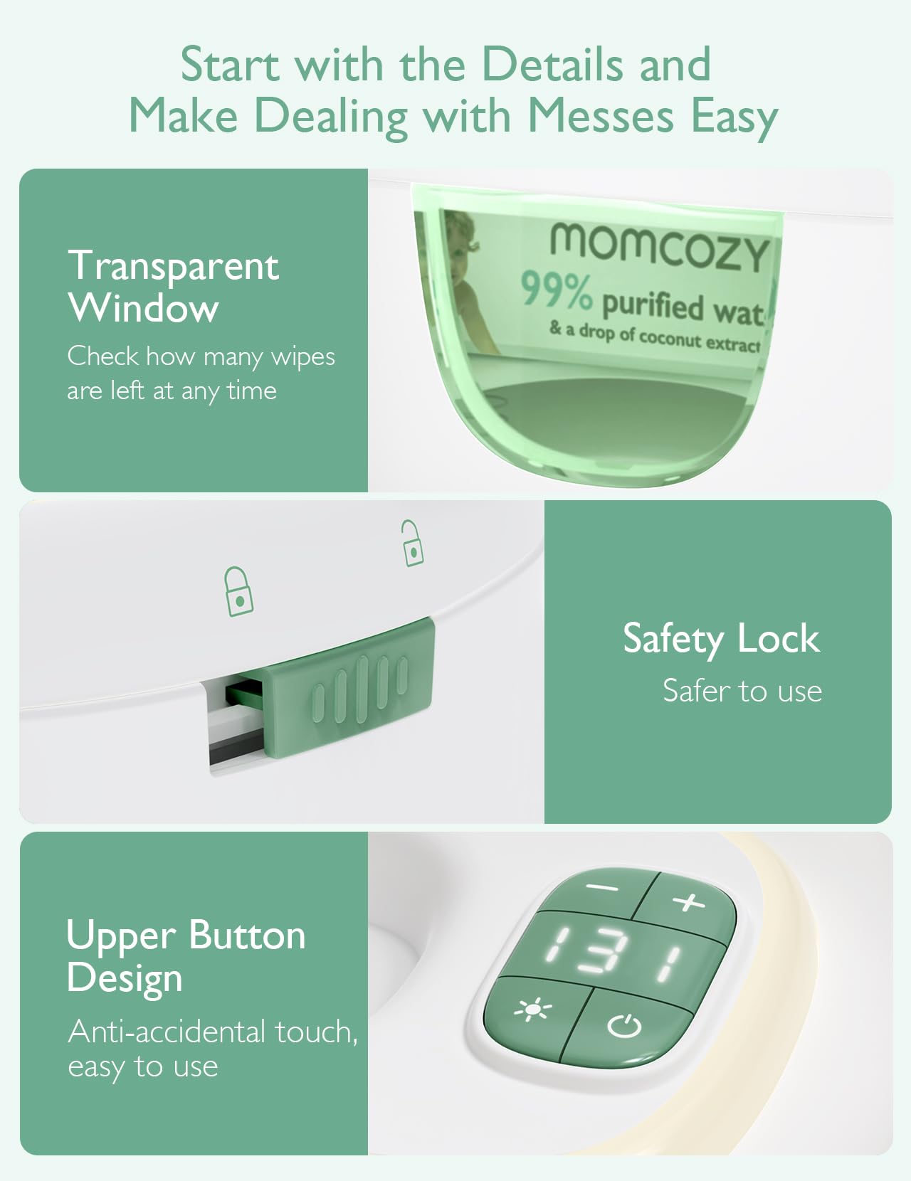 momcozy-baby-wipe-warmer-with-spring-design-4-temperature-modes-night-light-larg image 8