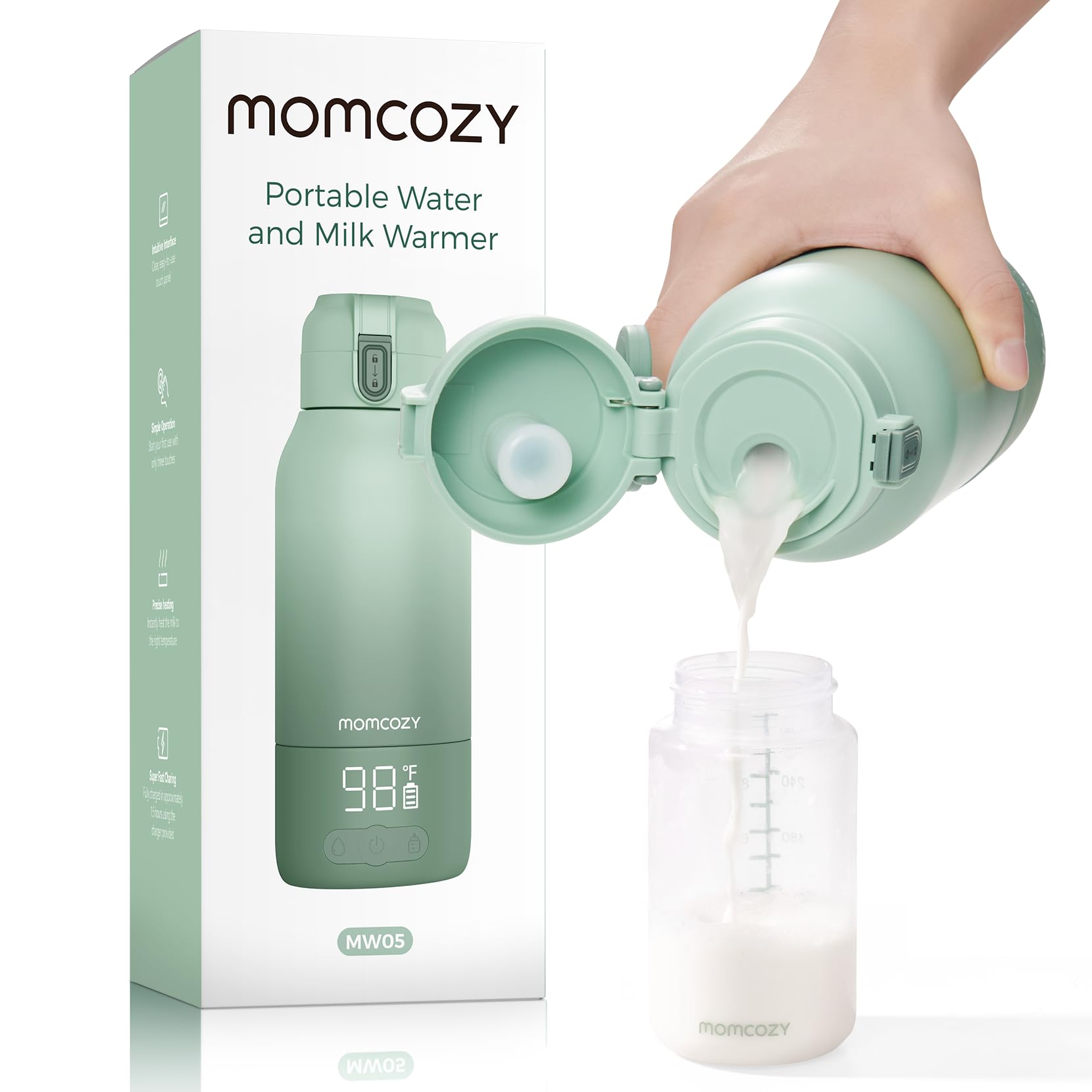 momcozy-portable-bottle-warmer-for-travel-dual-heating-modes-17oz-capacity-recha image 1