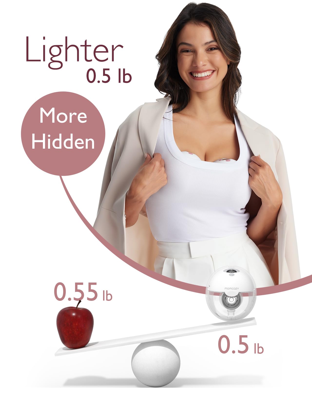 momcozy-m5-hands-free-wearable-breast-pump-2-pack-24mm-ultra-light-230g-double-s image 4